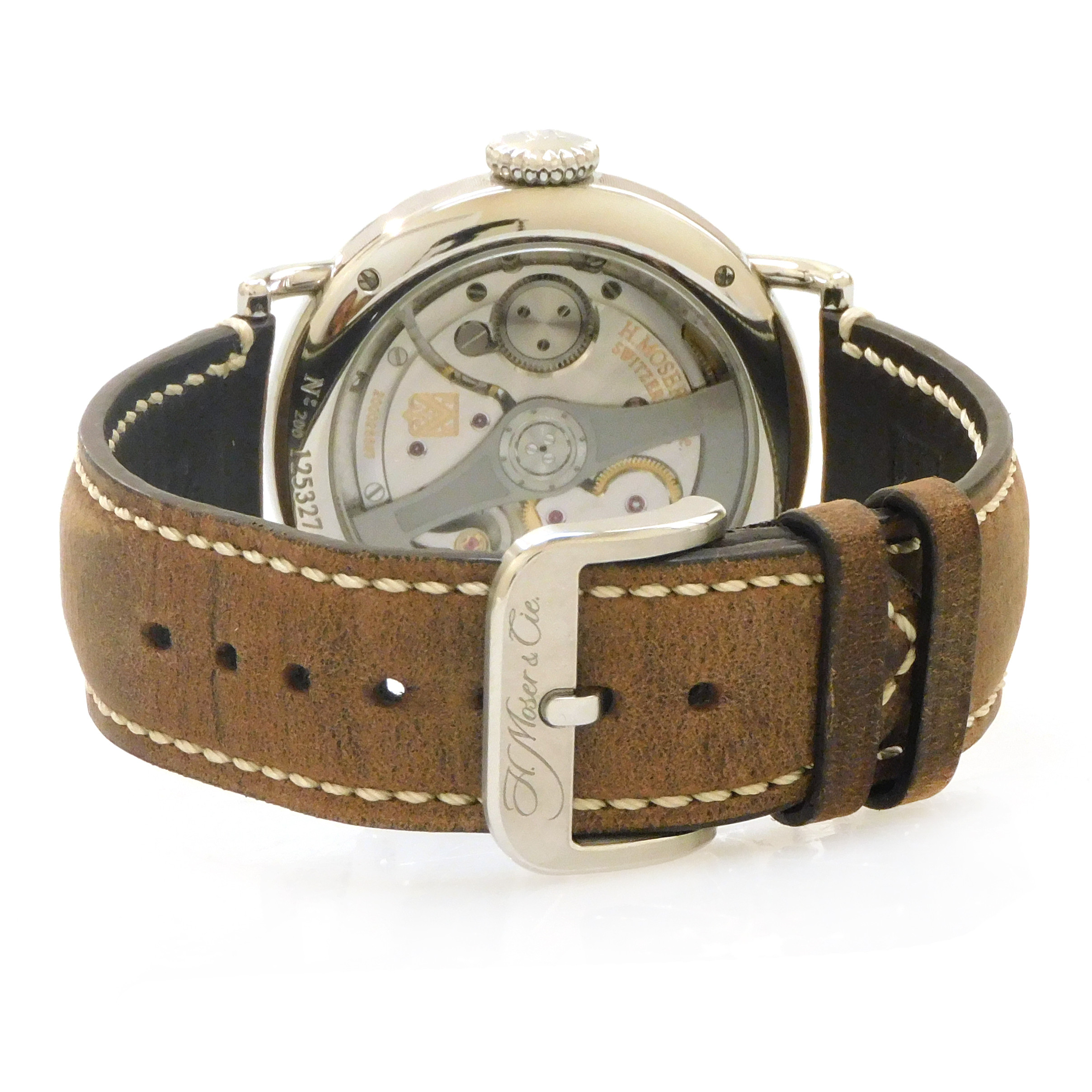 H. Moser Heritage Centre Seconds Funky Blue *2022*- Inventory 3385
