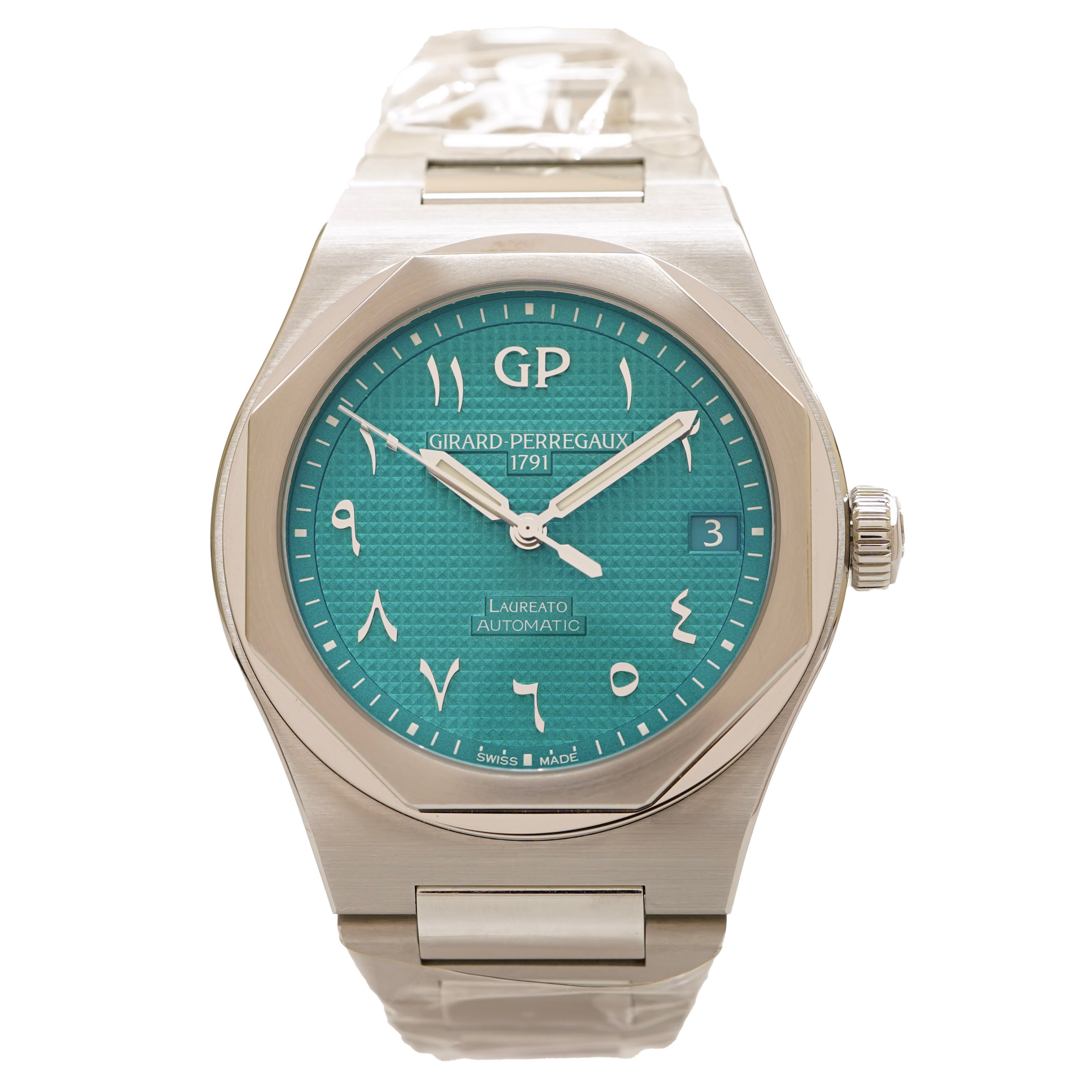 Girard-Perregaux Laureato UAE *Tiffany Colored Blue Arabic Dial