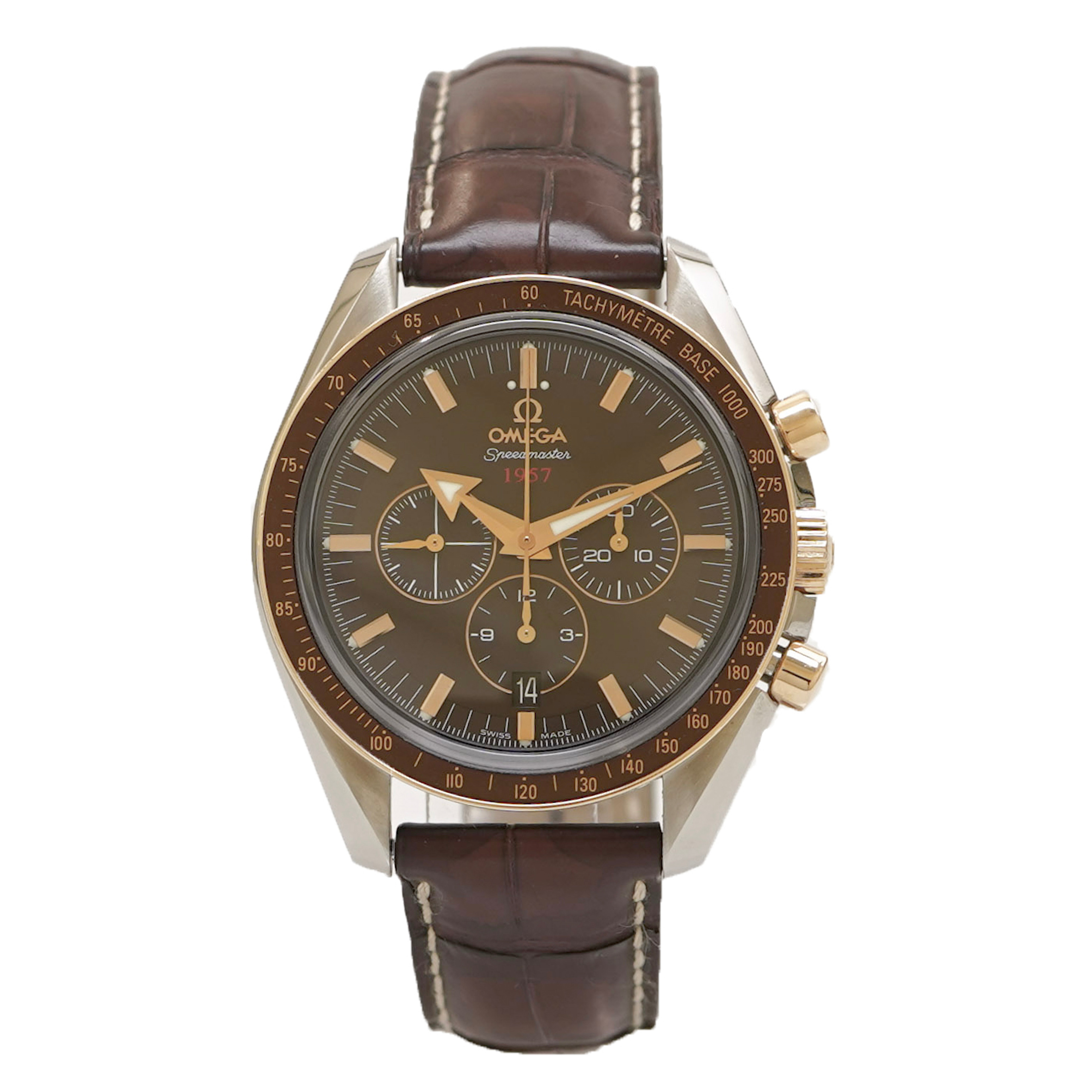 Omega Speedmaster 1957 Broad Arrow Co Axial Chronograph 42mm