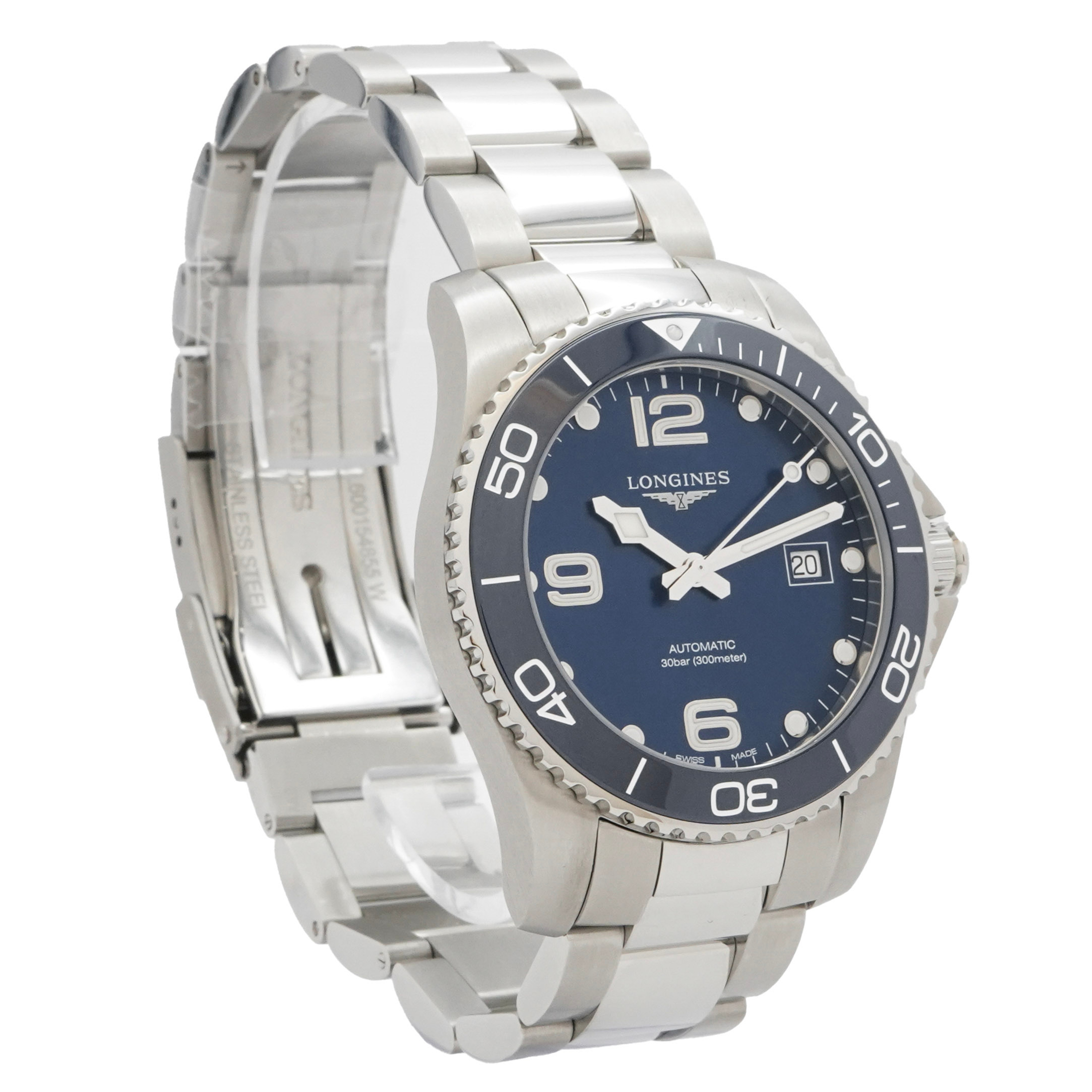Longines HydroConquest 43mm Automatic Blue Dial Watch | L3.782.3.96.7