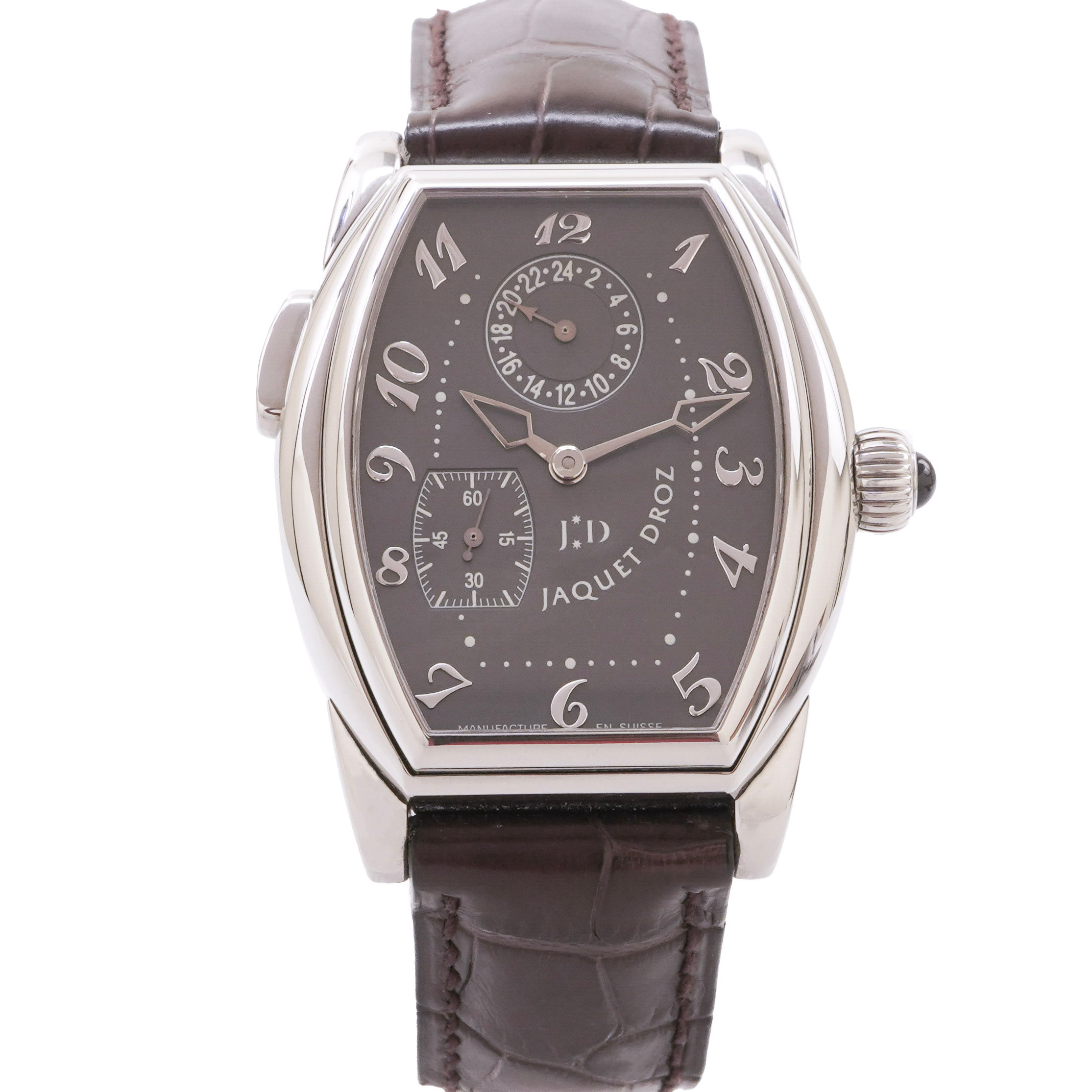 Jaquet Droz Tonneau GMT J001120112 - Inventory 3436 - DelrayWatch.com