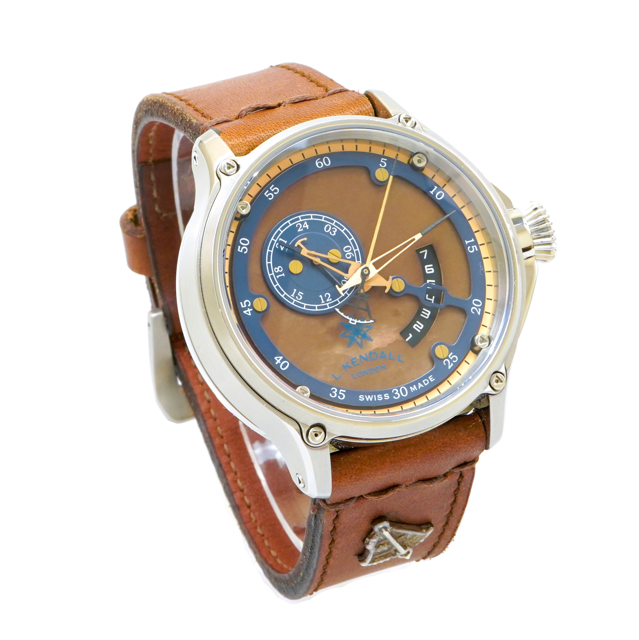 L. Kendall K7 Large Date Limited Edition Brown MOP GMT - Inventory