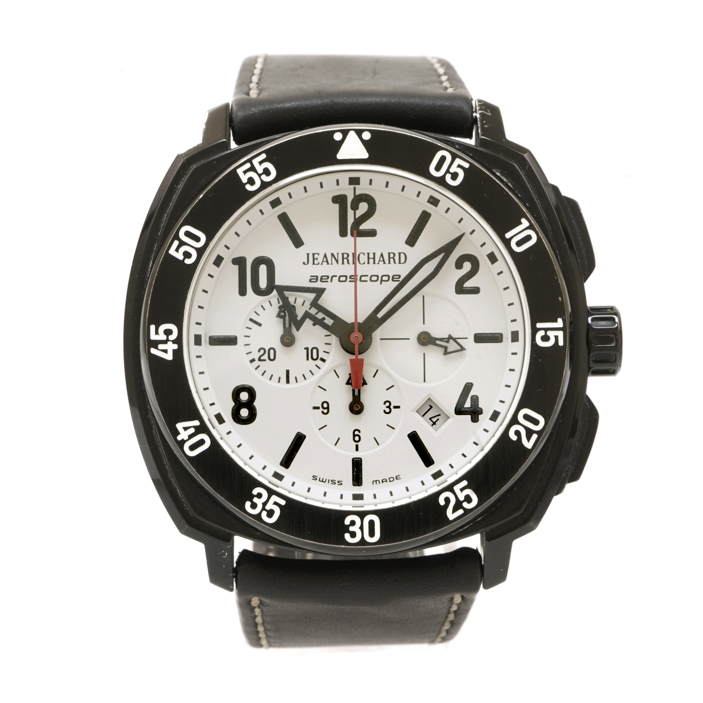 JeanRichard Aeroscope 60650-21B DLC Titanium Chronograph