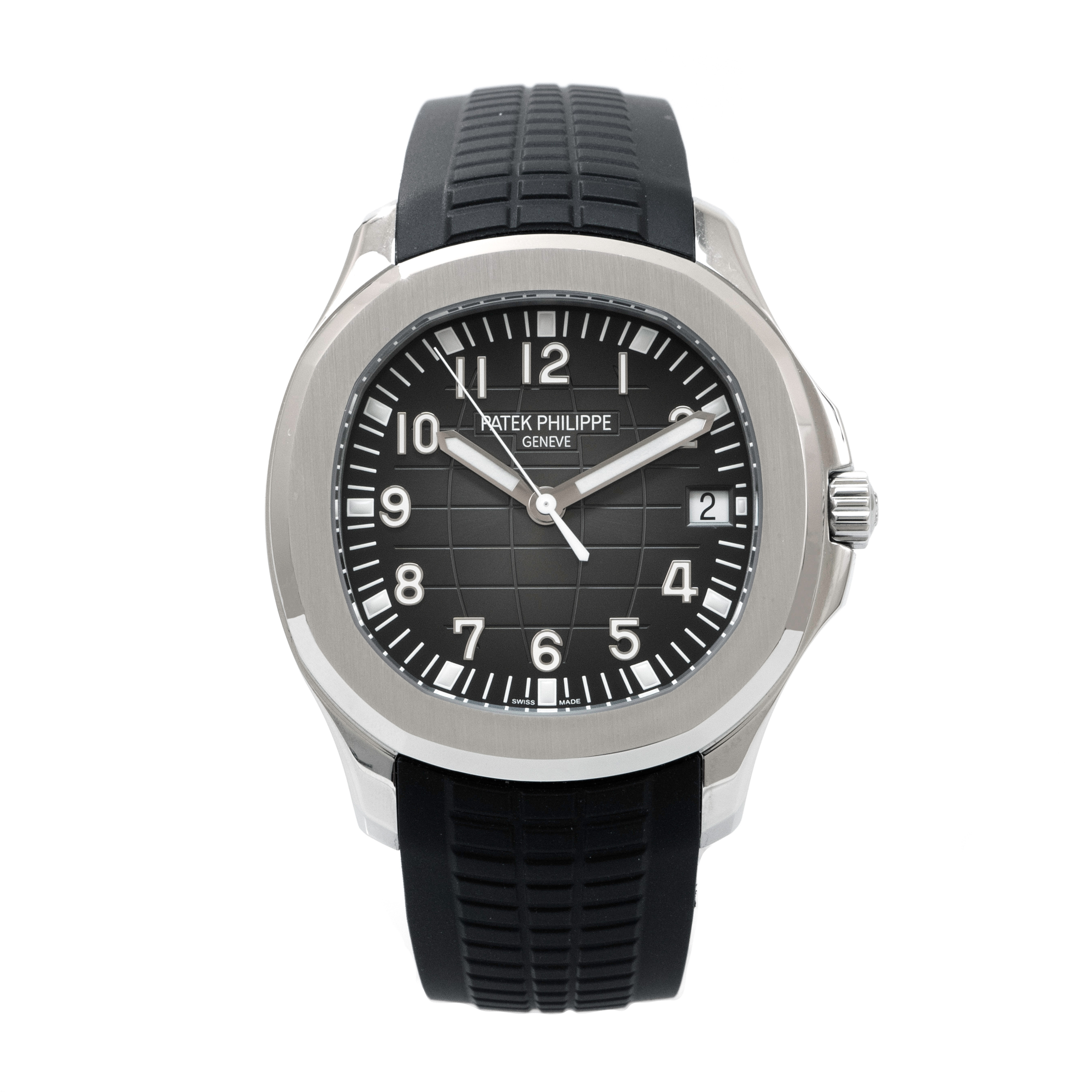Patek Philippe  Aquanaut Date Black Strap Stainless Steel 5167A-001