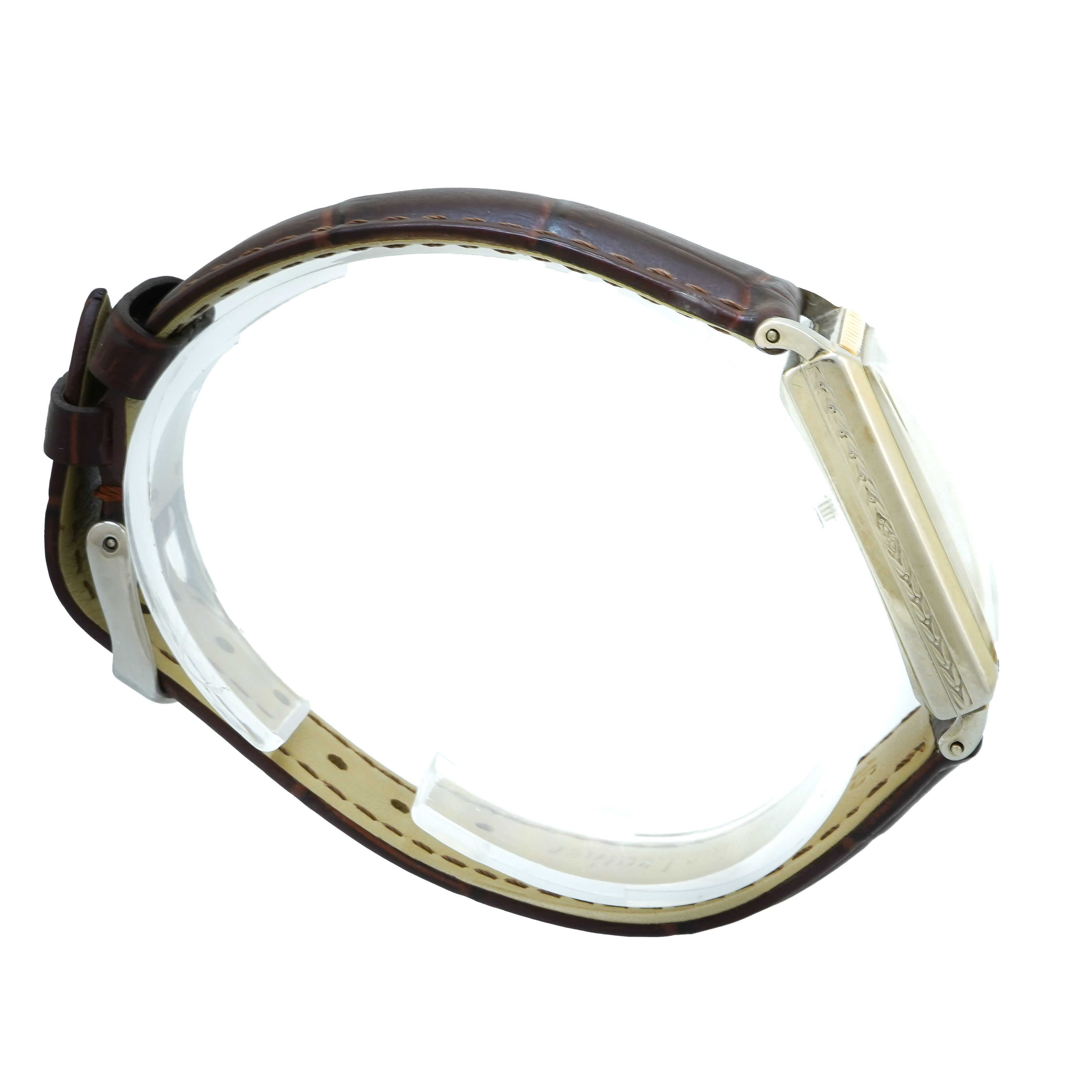 Gruen 1920's Vintage Quadron Two Tone - Inventory 3960