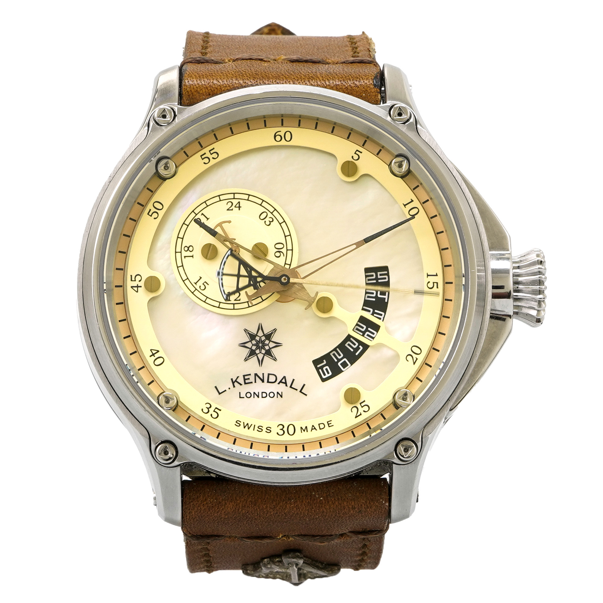 L. Kendall K7 Large Date K7-004A *MOP Dial* 46mm - Inventory 4028