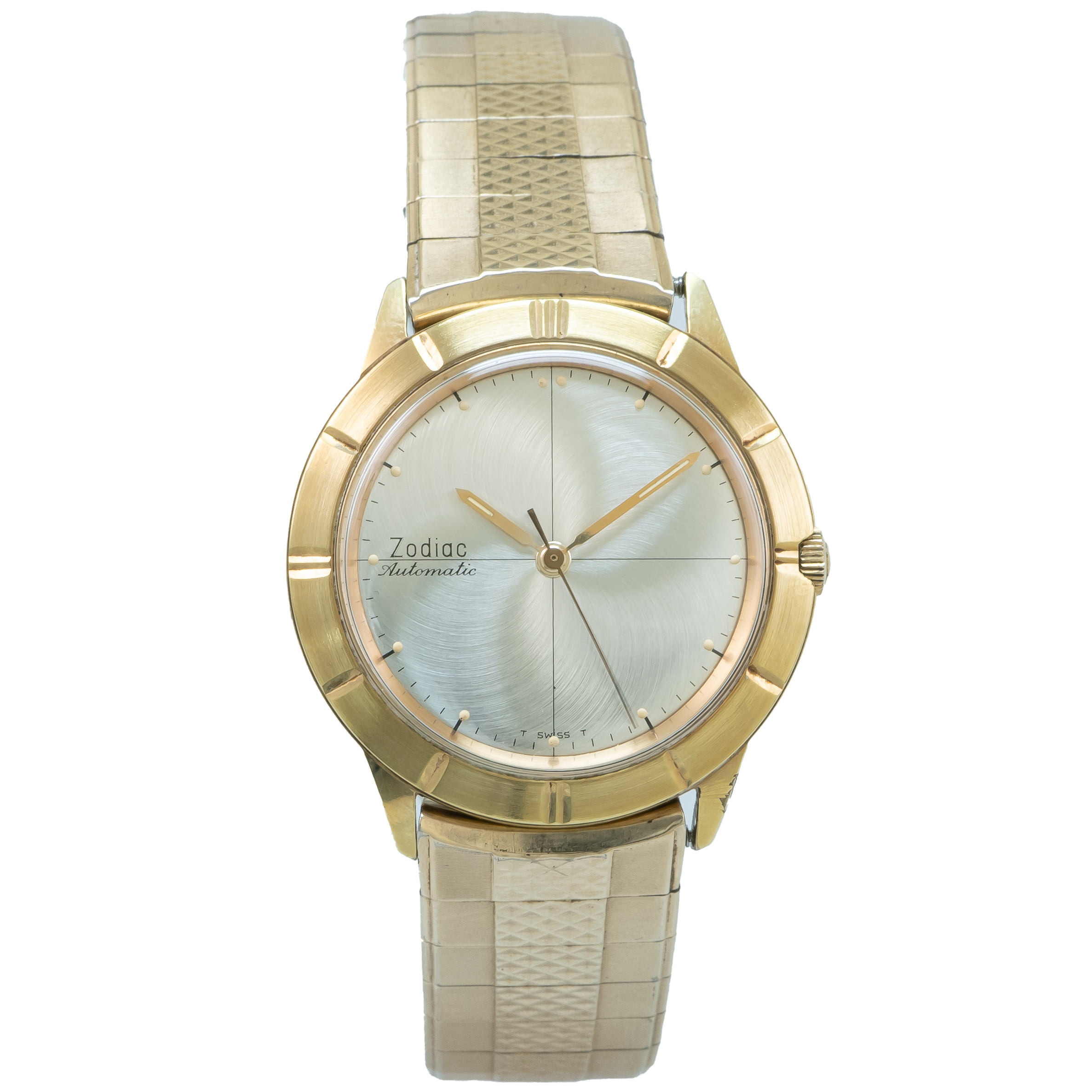 Zodiac Vintage Automatic Silver *Swirl Dial**Box & Papers