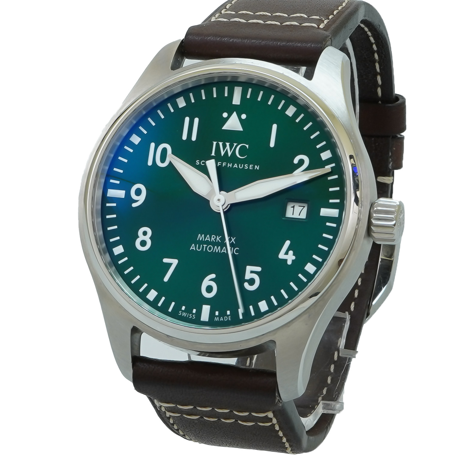 Xviii Automatic Iwc 327002 IWC Pilots Watch Mark XX Green Dial