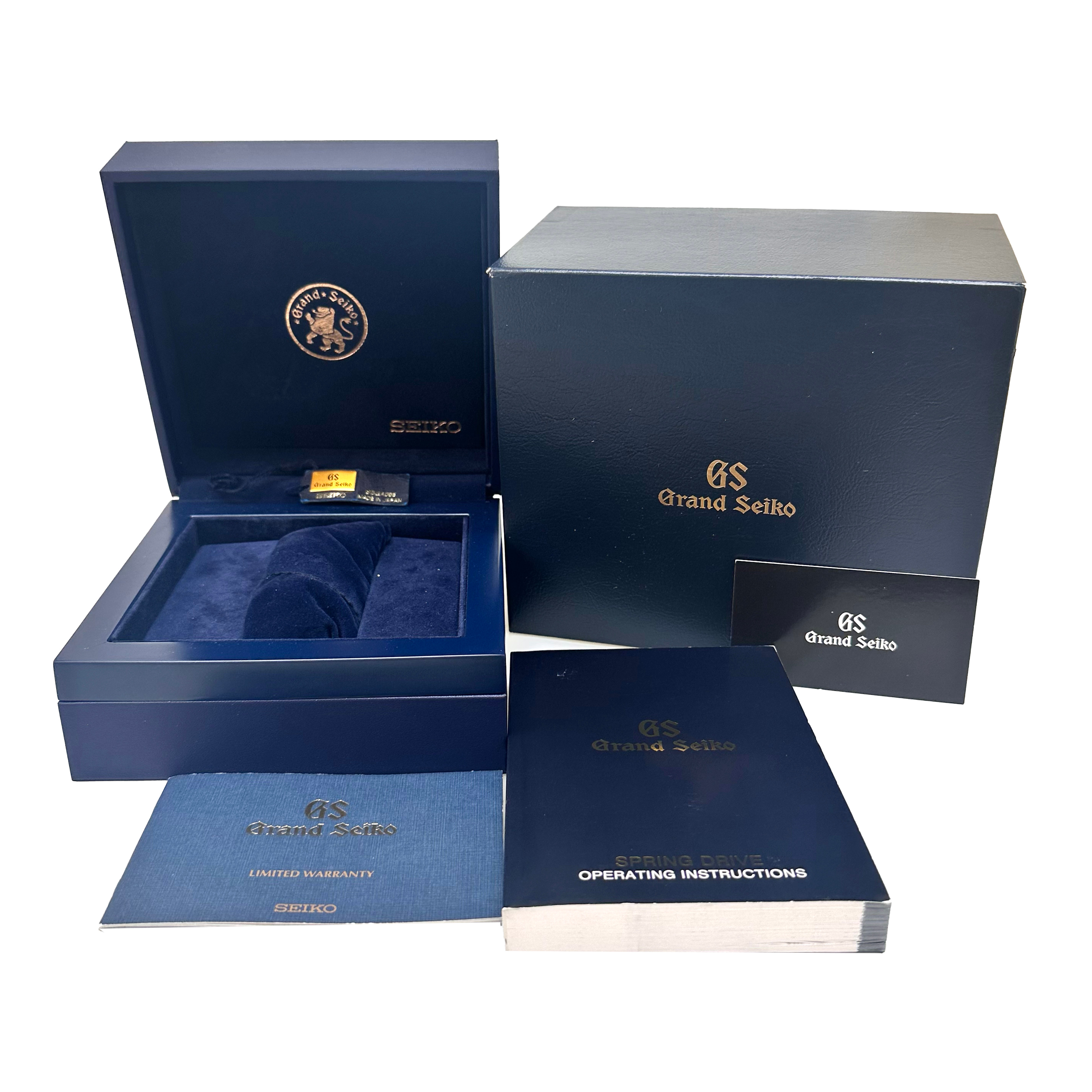 Grand Seiko Spring Drive SBGA085 *Black Dial* - Inventory