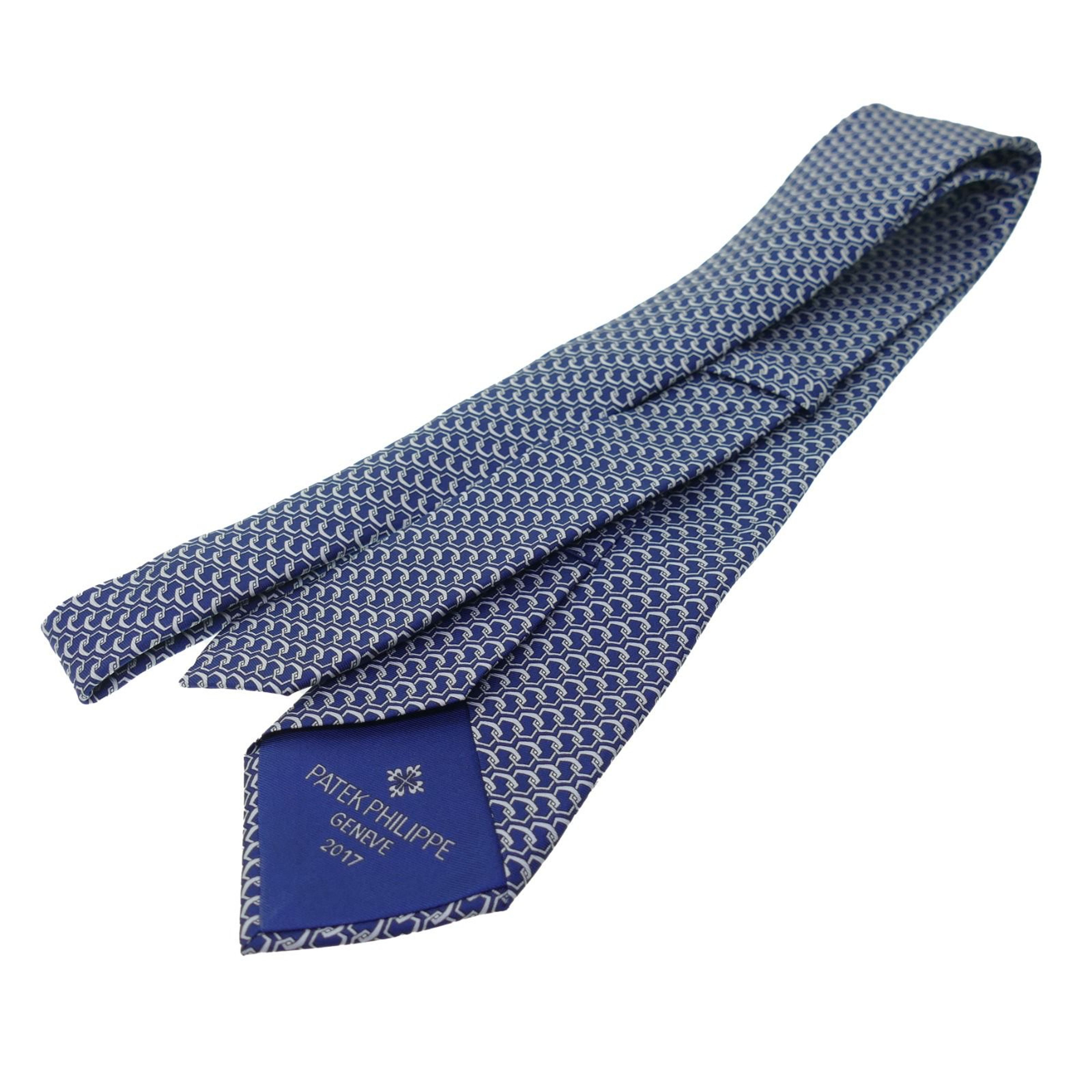 Patek Philippe Blue Pattern Tie - DelrayWatch.com