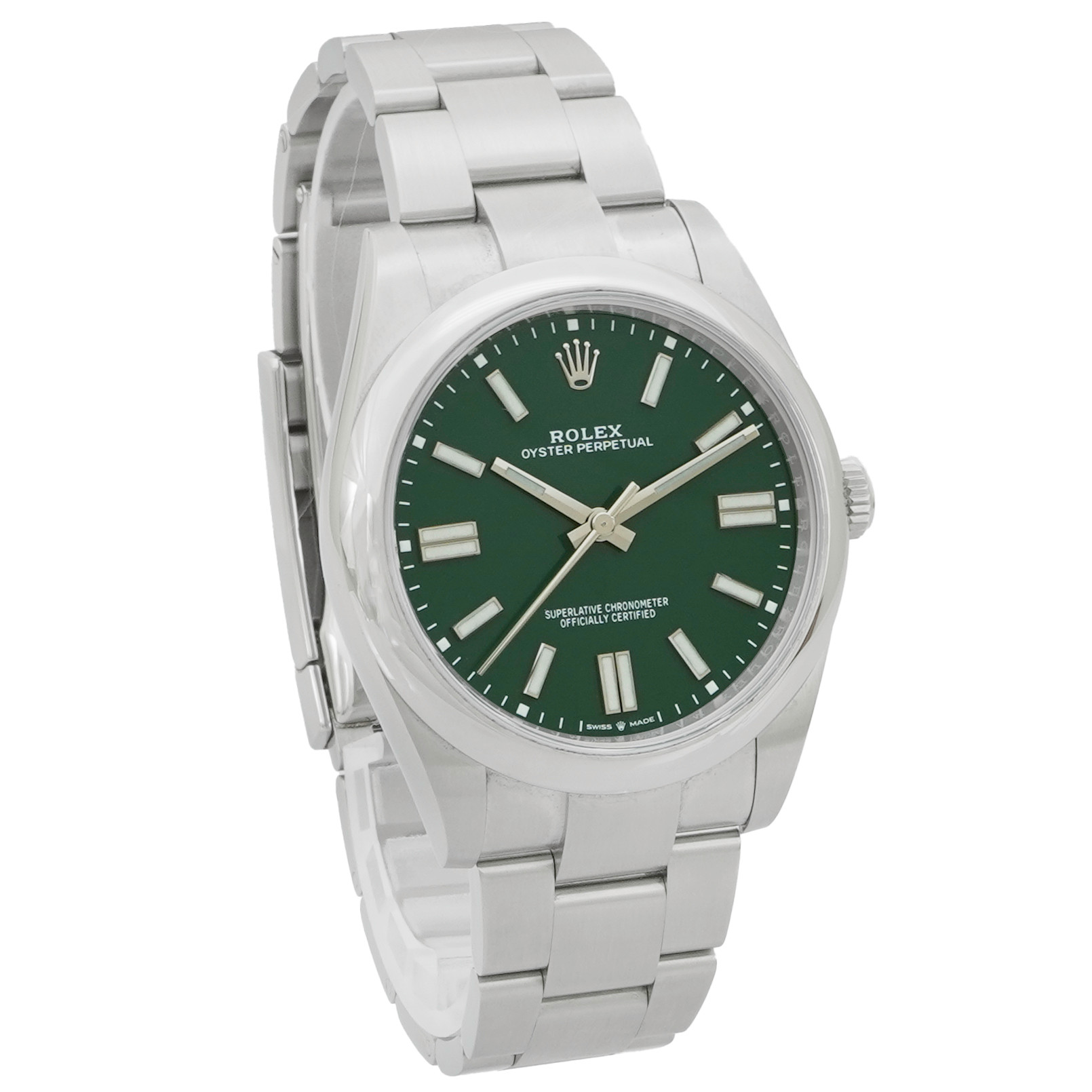 Rolex Oyster Perpetual 41 124300 *Green Dial* *2023* - Inventory