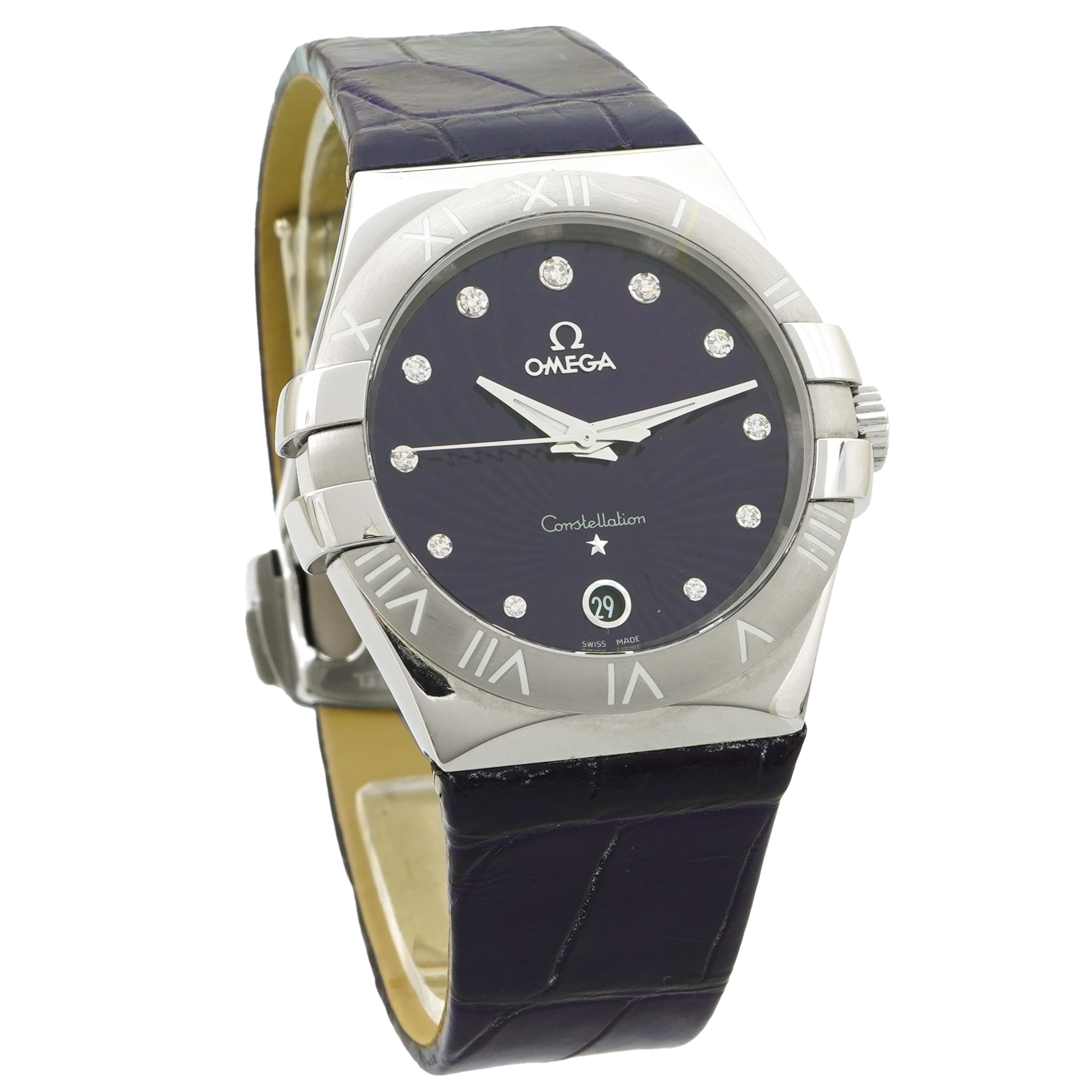 Omega Constellation Quartz 35mm *2022* *Purple Dial* - Inventory