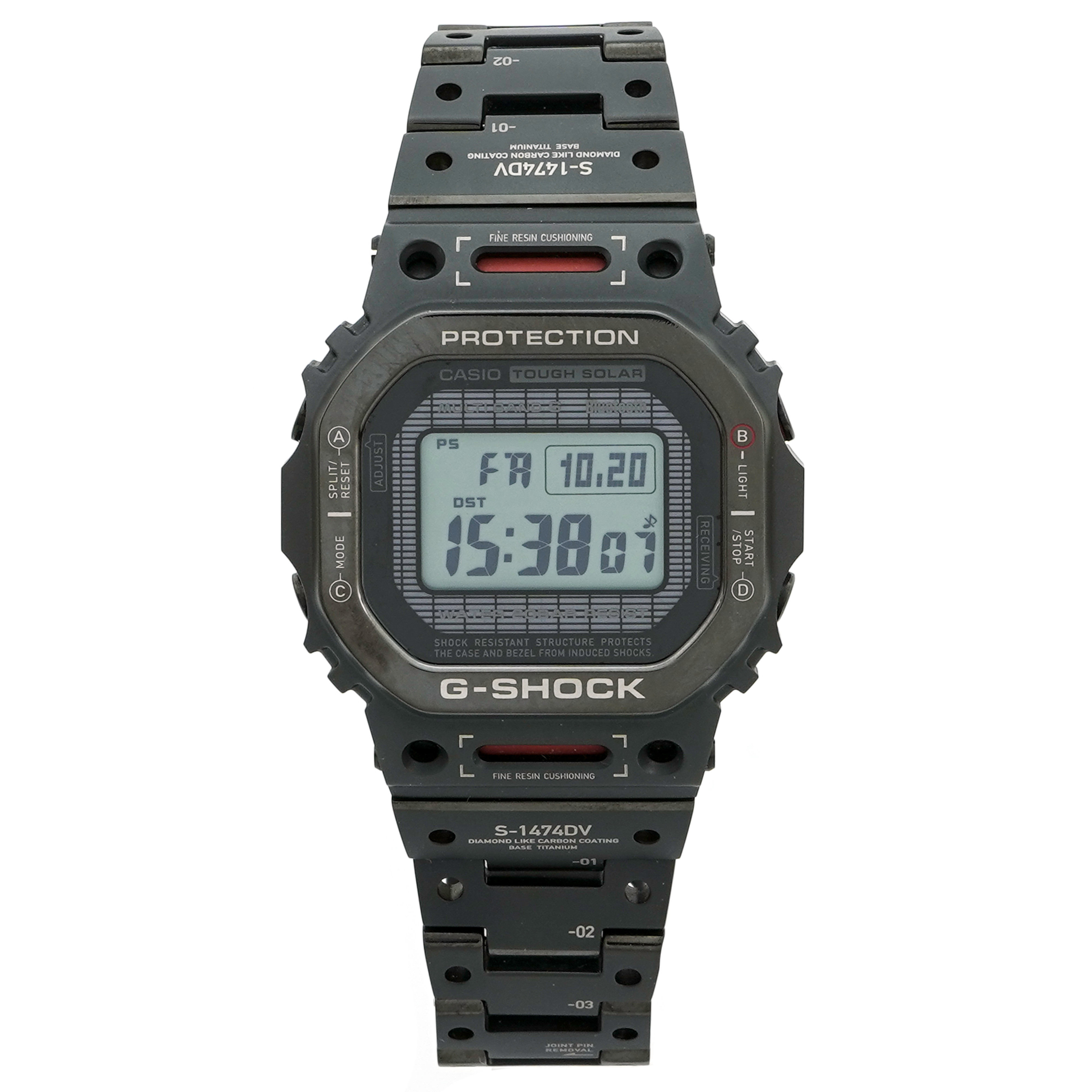 美品 CACIO G-SHOCK GMW-B5000GD-9JF CASIO G-shock GMW-B5000GD-9JF Solar Full Metal Gold – Time Japan