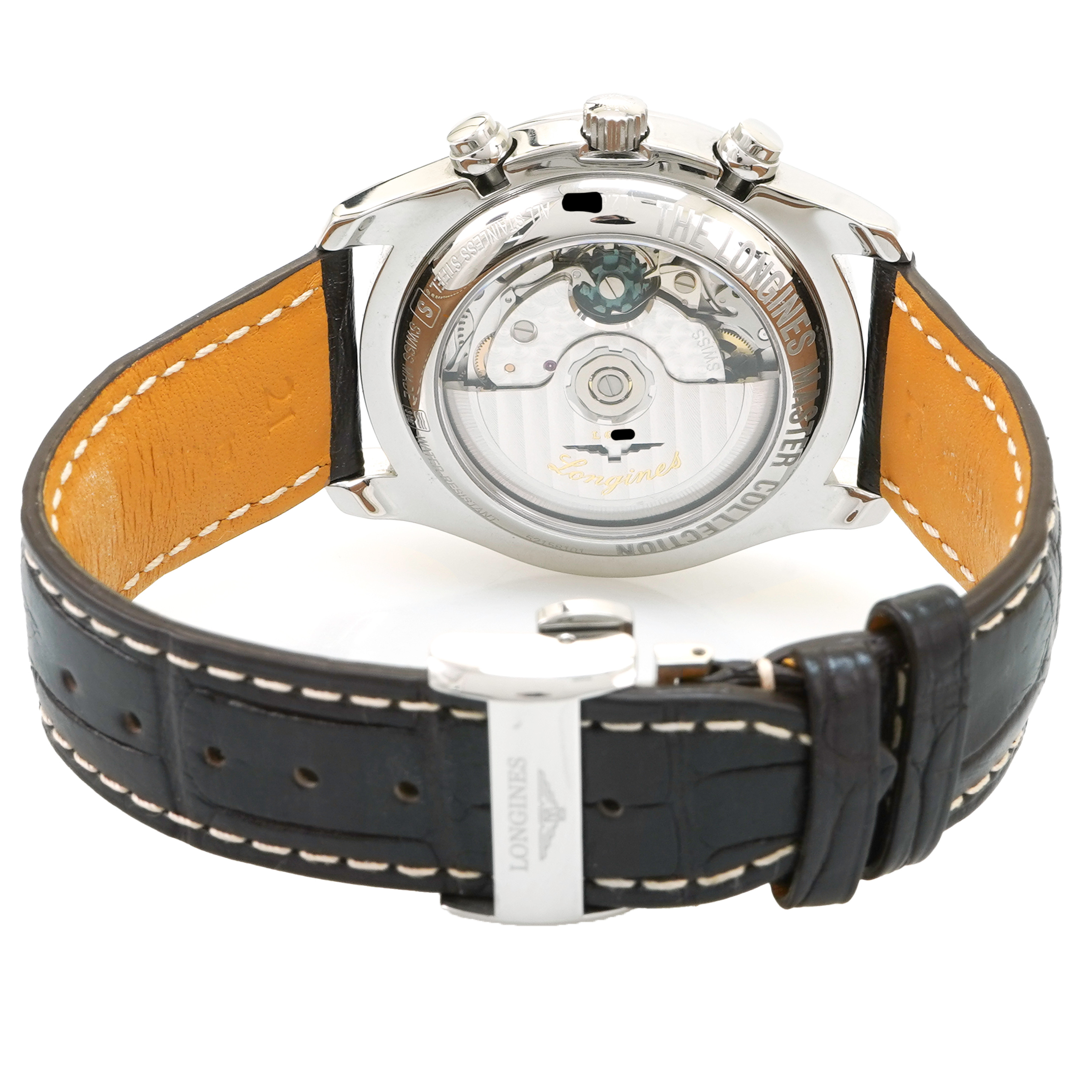 LodinG(仏)／344／size 6 LONGINES MASTER COLLECTION CHRONO MOONPHASE Automatic