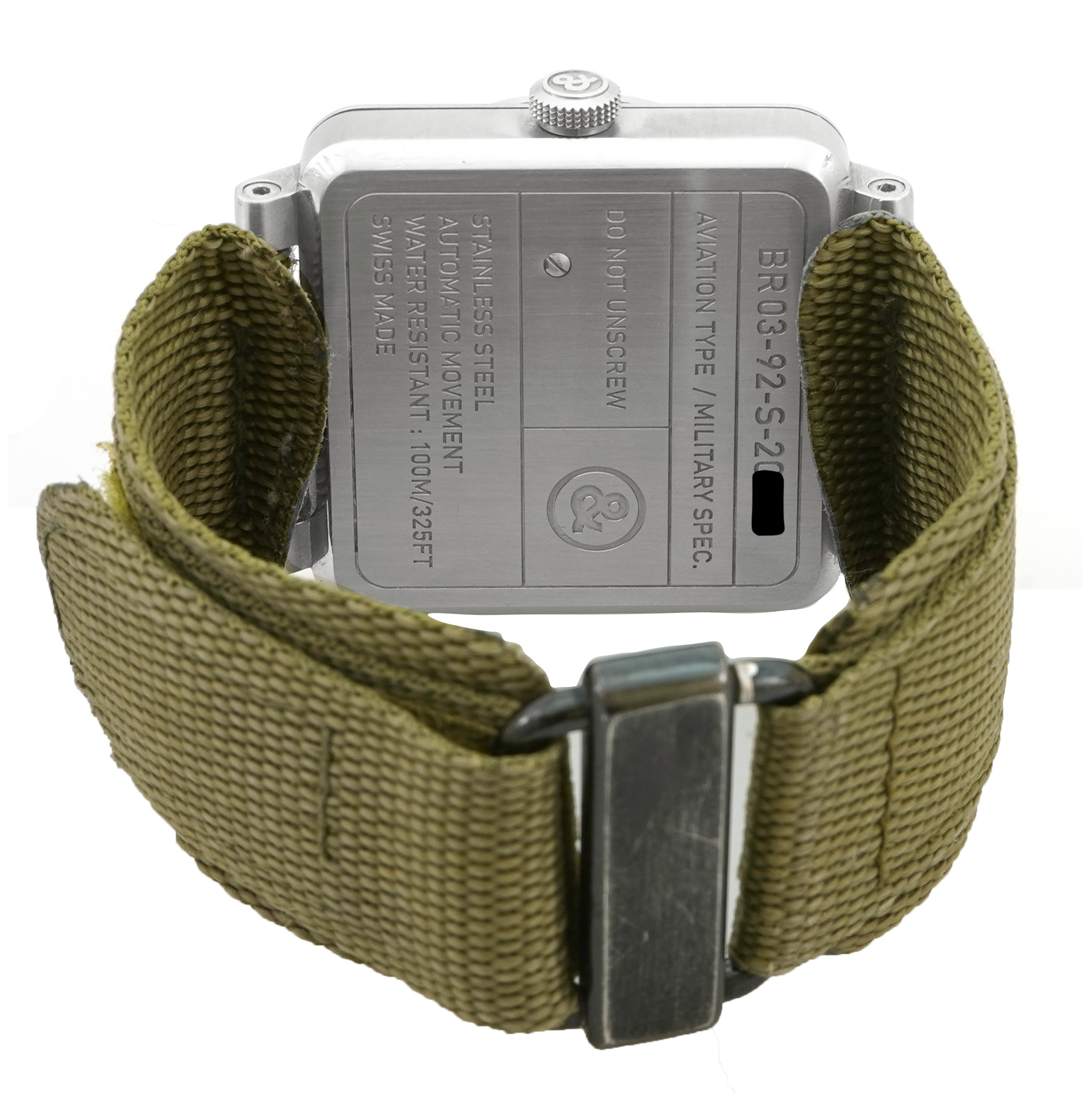 Bell & Ross BR03-92-S Black Steel - Inventory 4732 - DelrayWatch.com