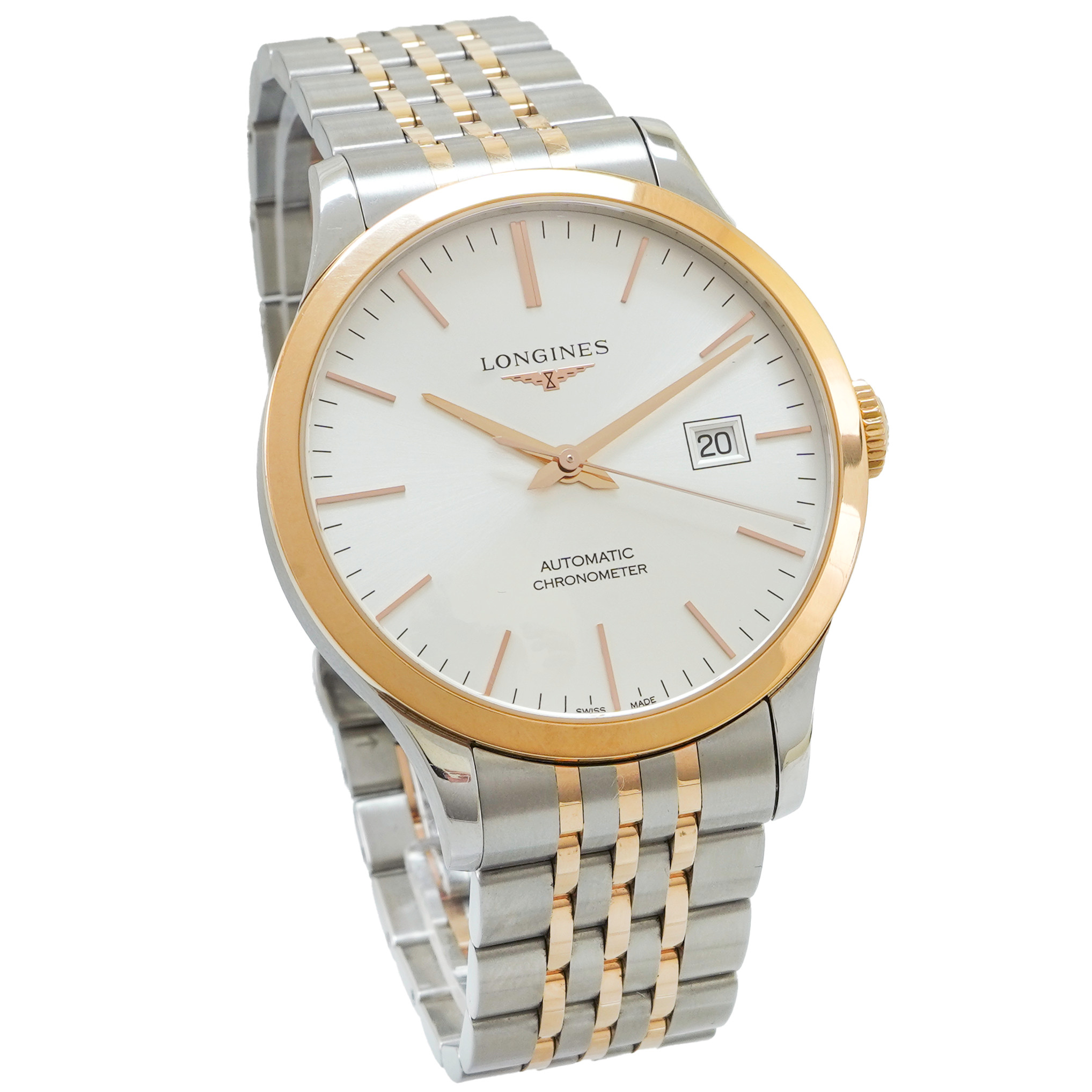 ヒスン　ラキドロ　dayone Longines Record 40MM 200 Automatic L2.821.5.72.7 *Unworn
