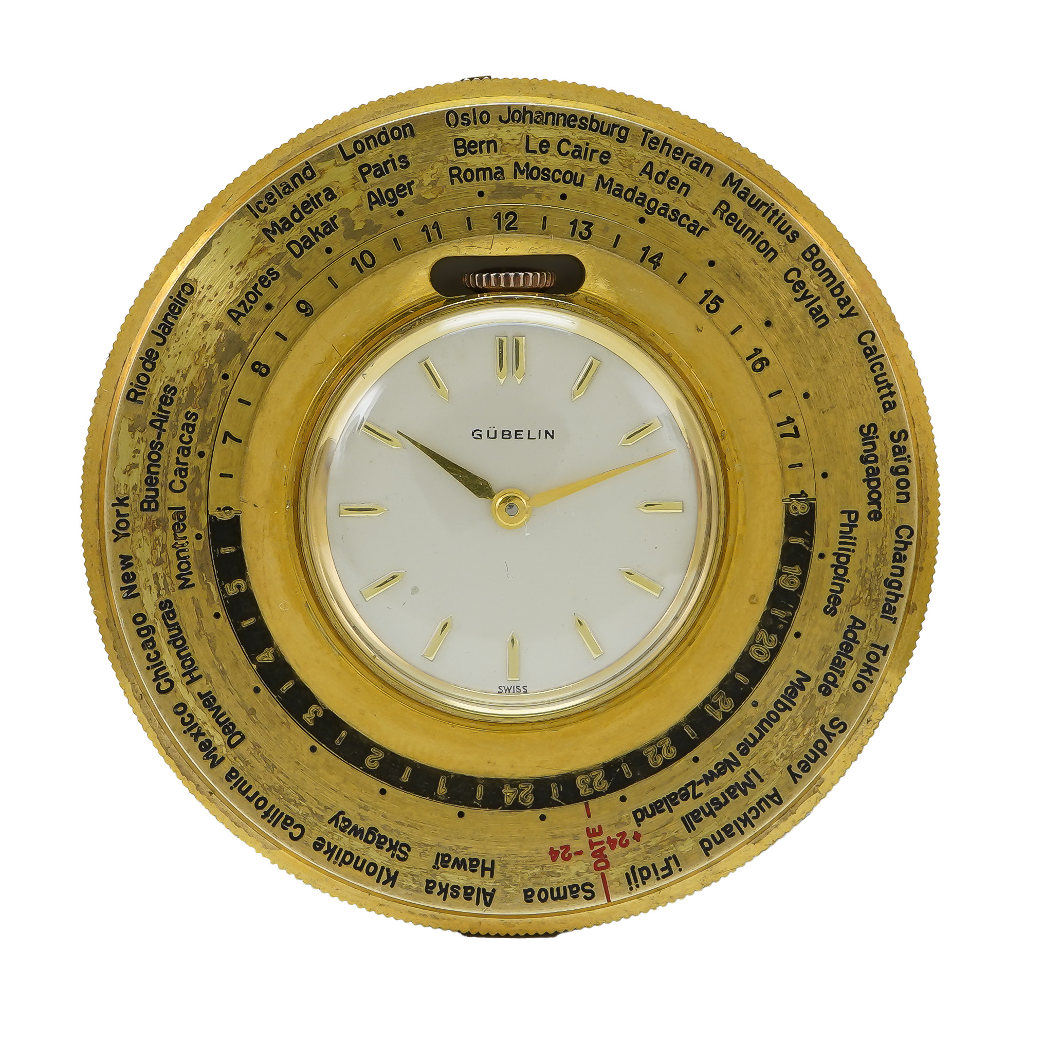 Gübelin 1960's World Time Watch *Vintage* Inventory 4901