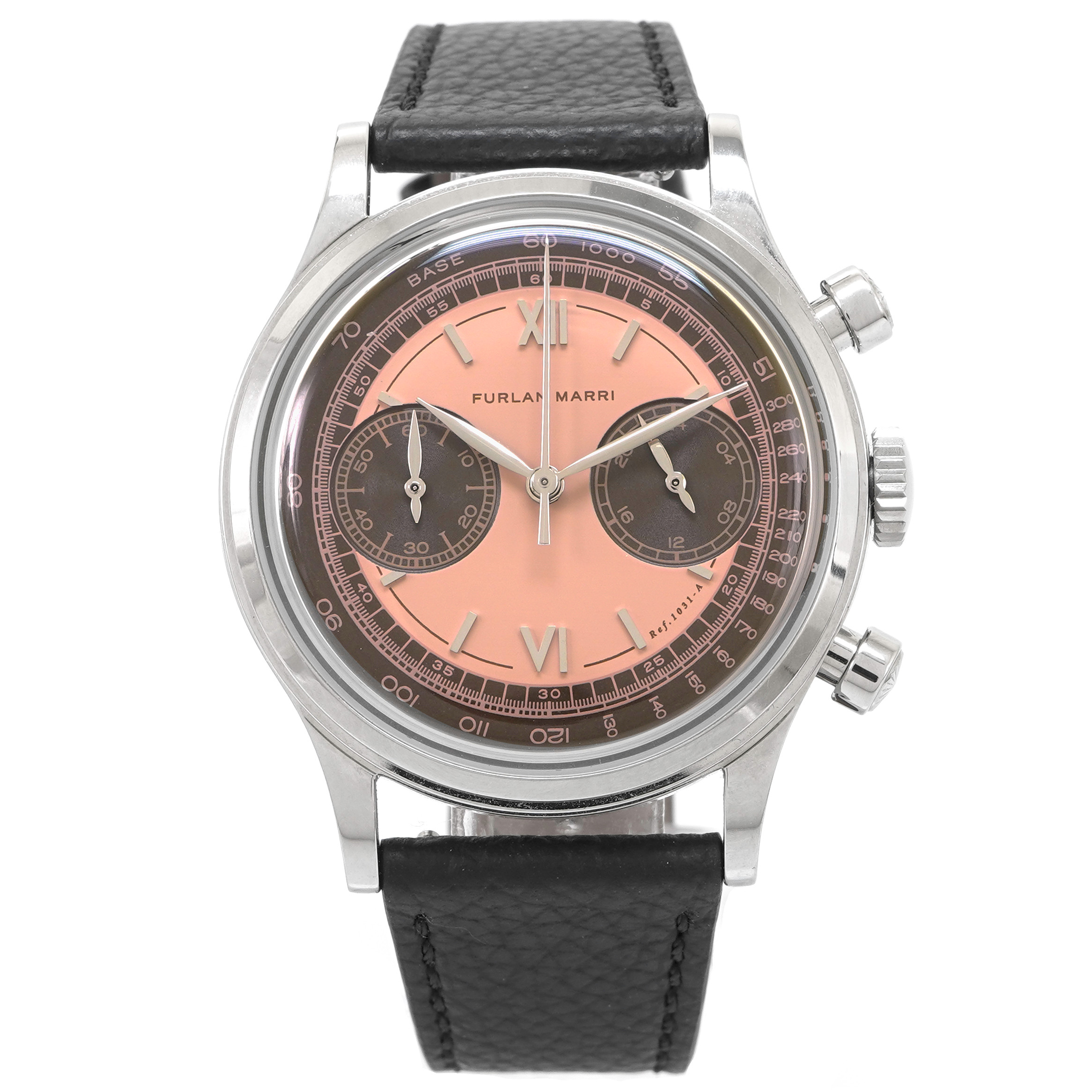 ファーランマリ FURLAN MARRI ハバナサーモン メカクォーツ Furlan Marri Havana Salmon Chronograph *Unworn* - Inventory 4929
