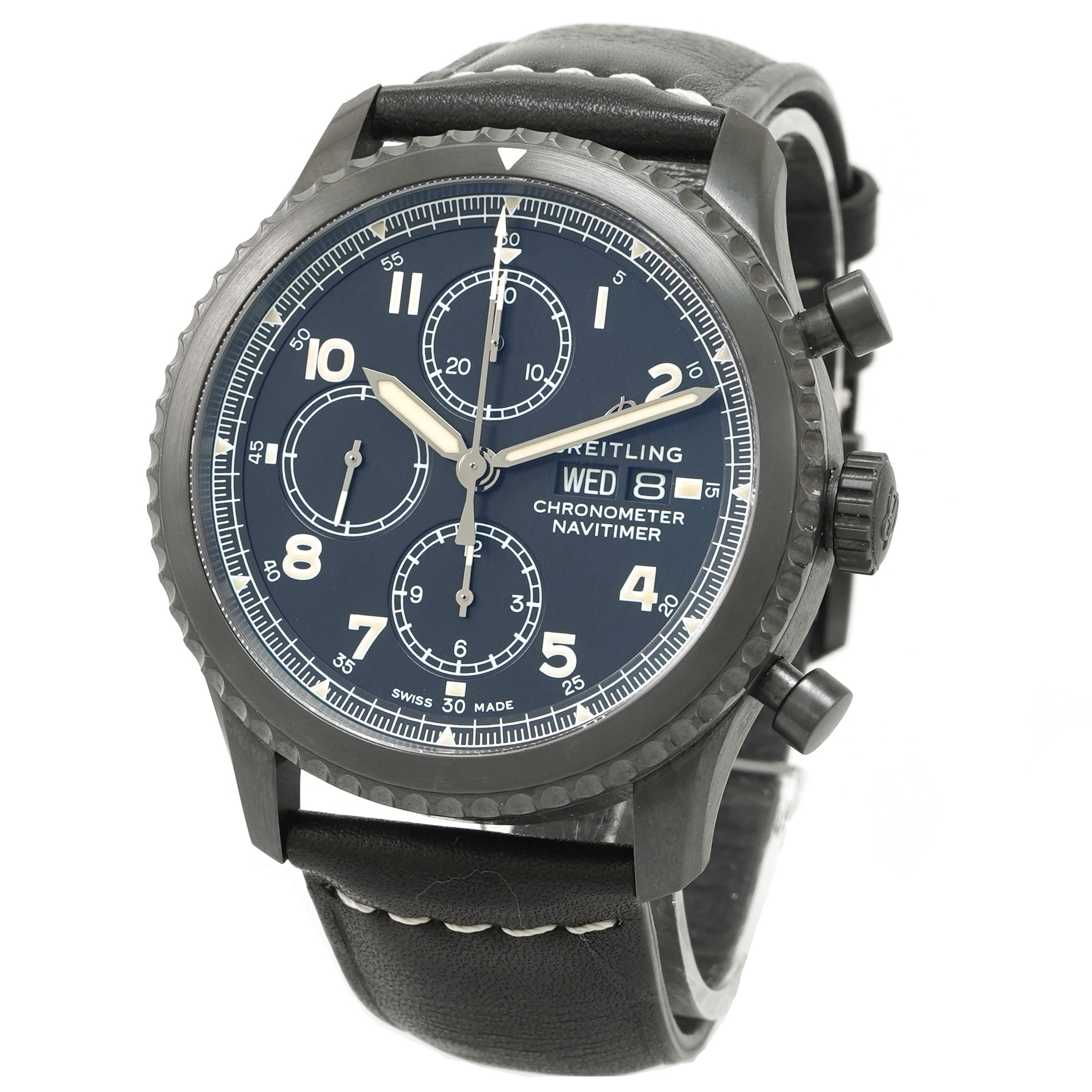 Breitling Navitimer 8 Chrono 43 Black Steel Chronograph M13314  