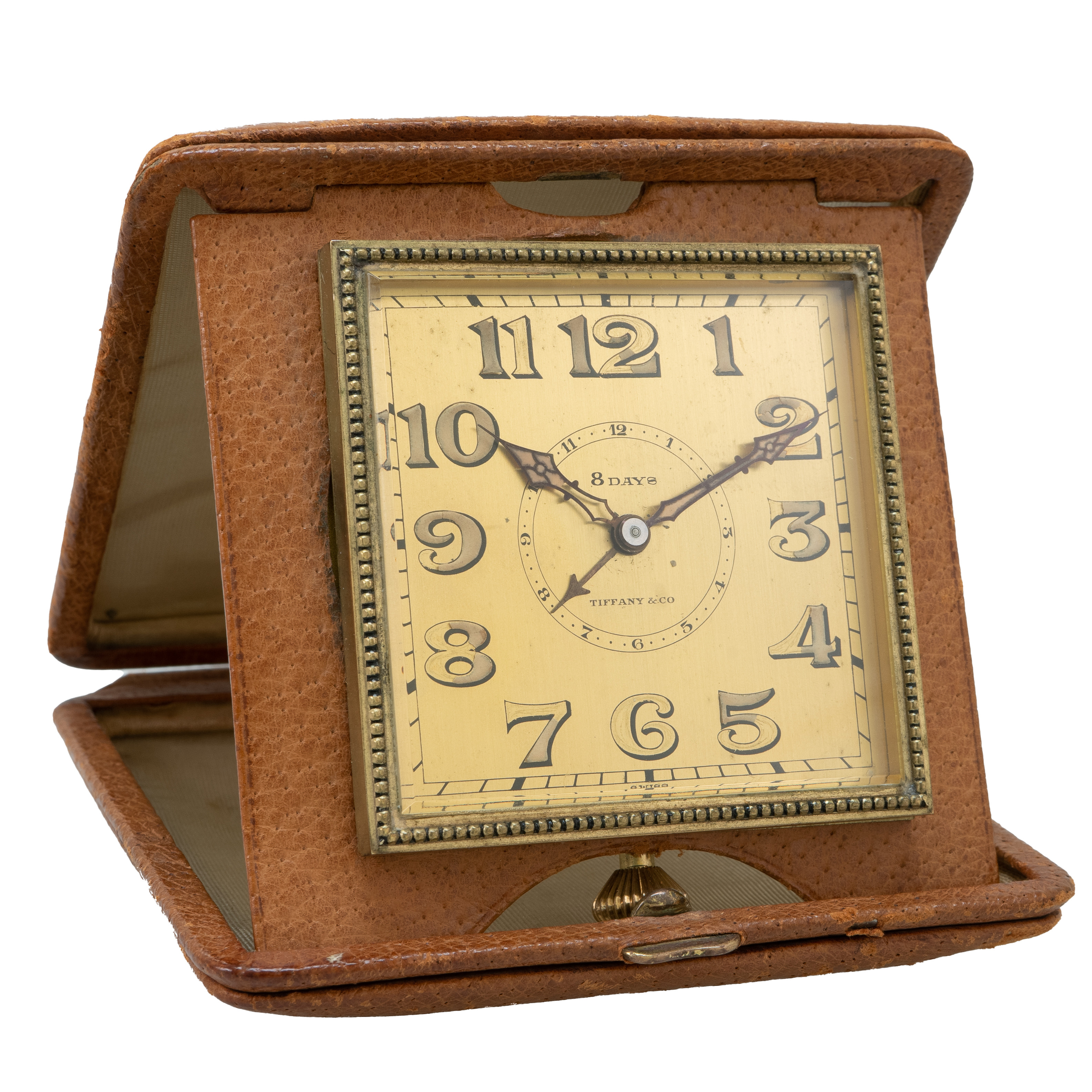 Tiffany & Co. Lemania 1920's Folding Alarm Clock - Inventory 5070