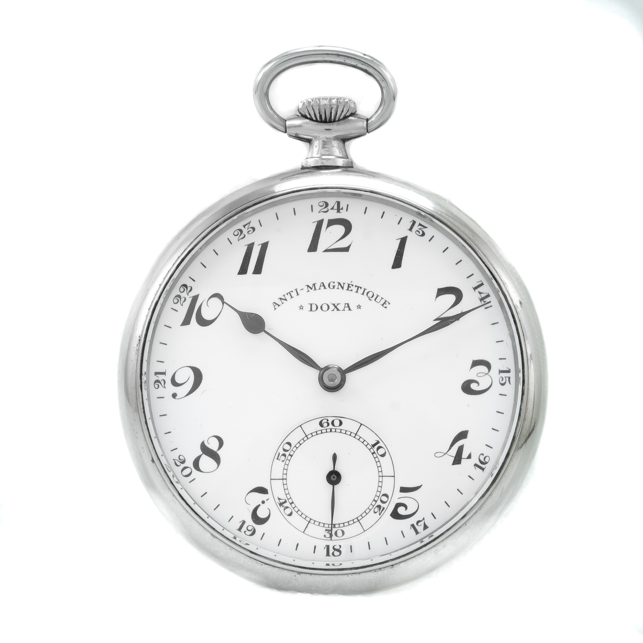 Doxa Pocket Watch in Silver Case Early 1900