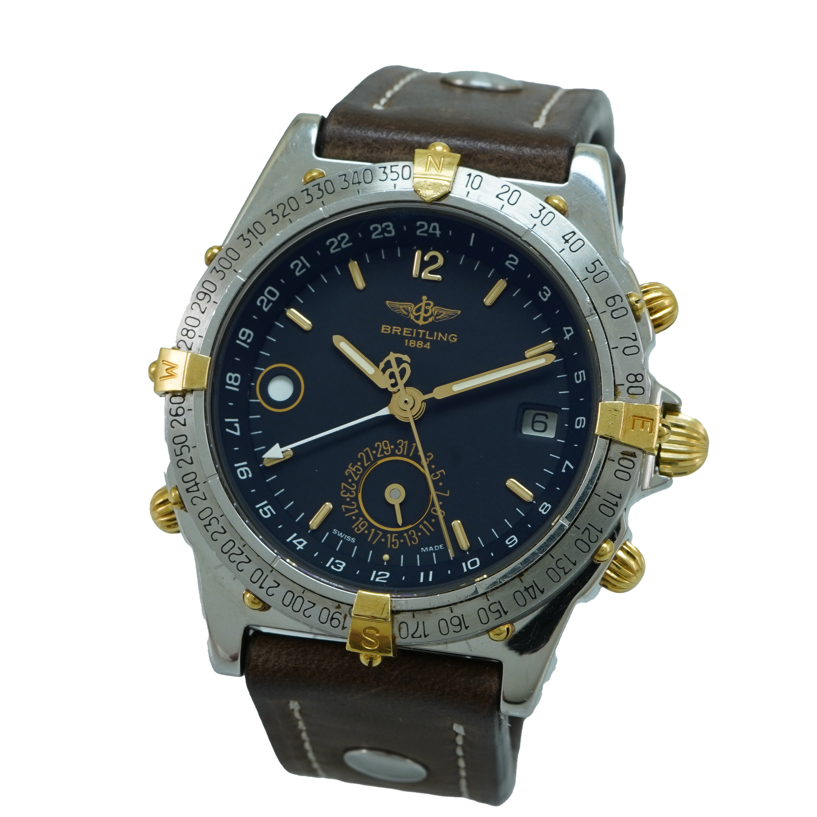 Breitling Duograph 39mm B15047 - Inventory 5093 - DelrayWatch.com