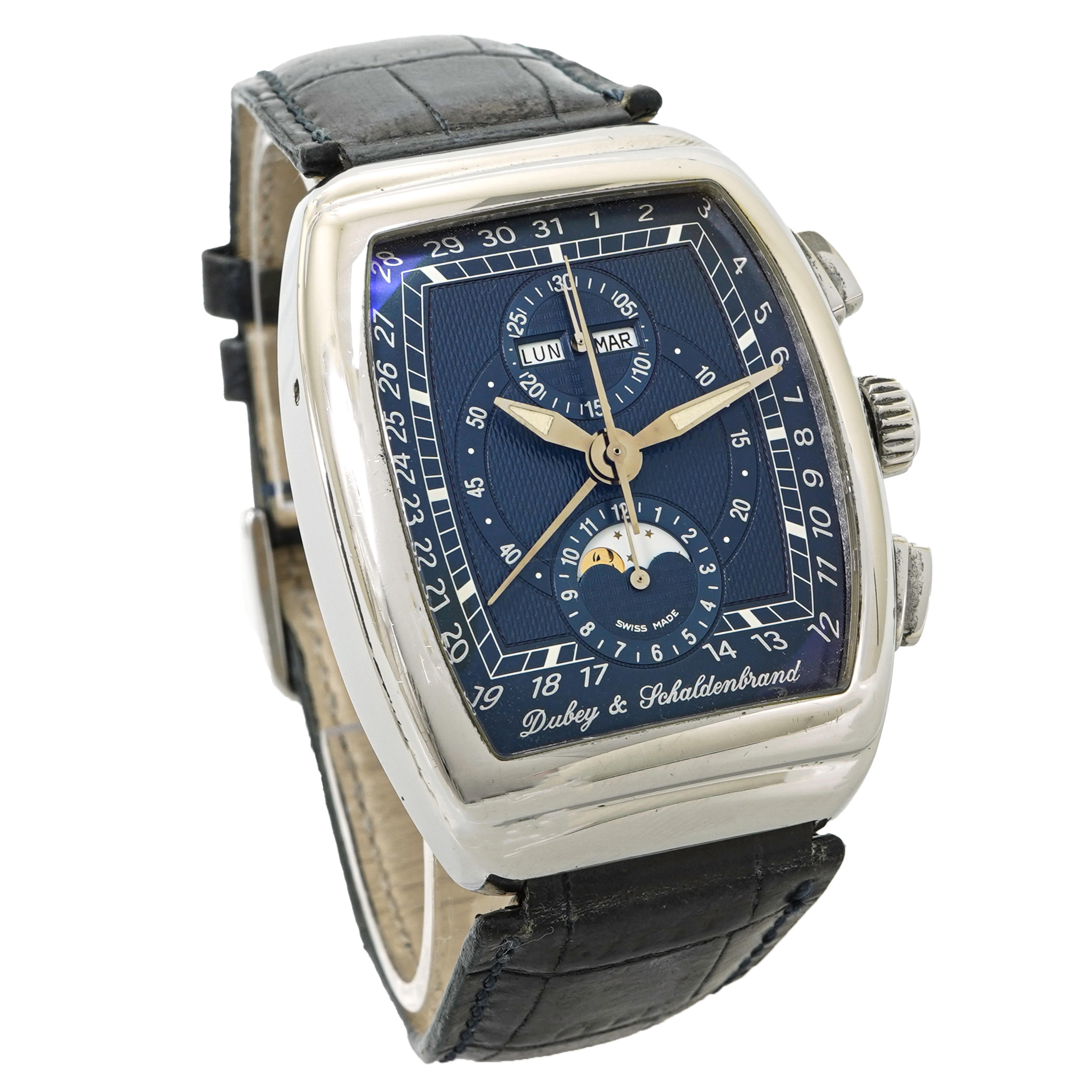 Dubey & Schaldenbrand Gran Astro Moon Phase *Blue Dial