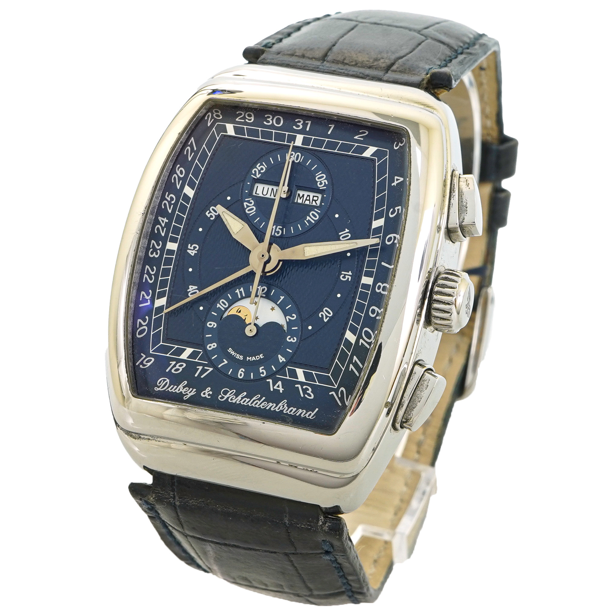 Dubey & Schaldenbrand Gran Astro Moon Phase *Blue Dial