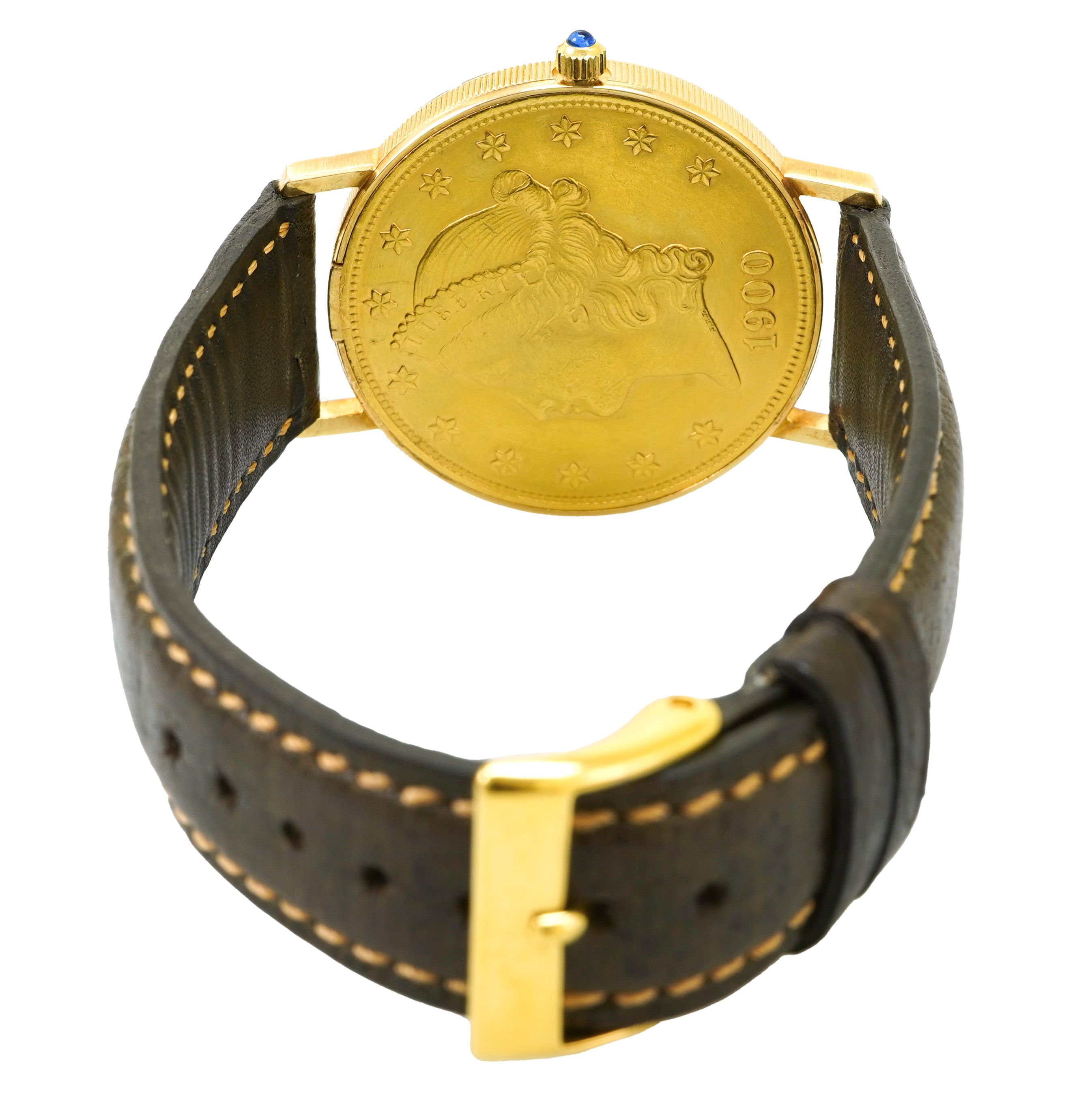 Eska $20 Gold Liberty Coin Quartz - Inventory 5192 - DelrayWatch.com