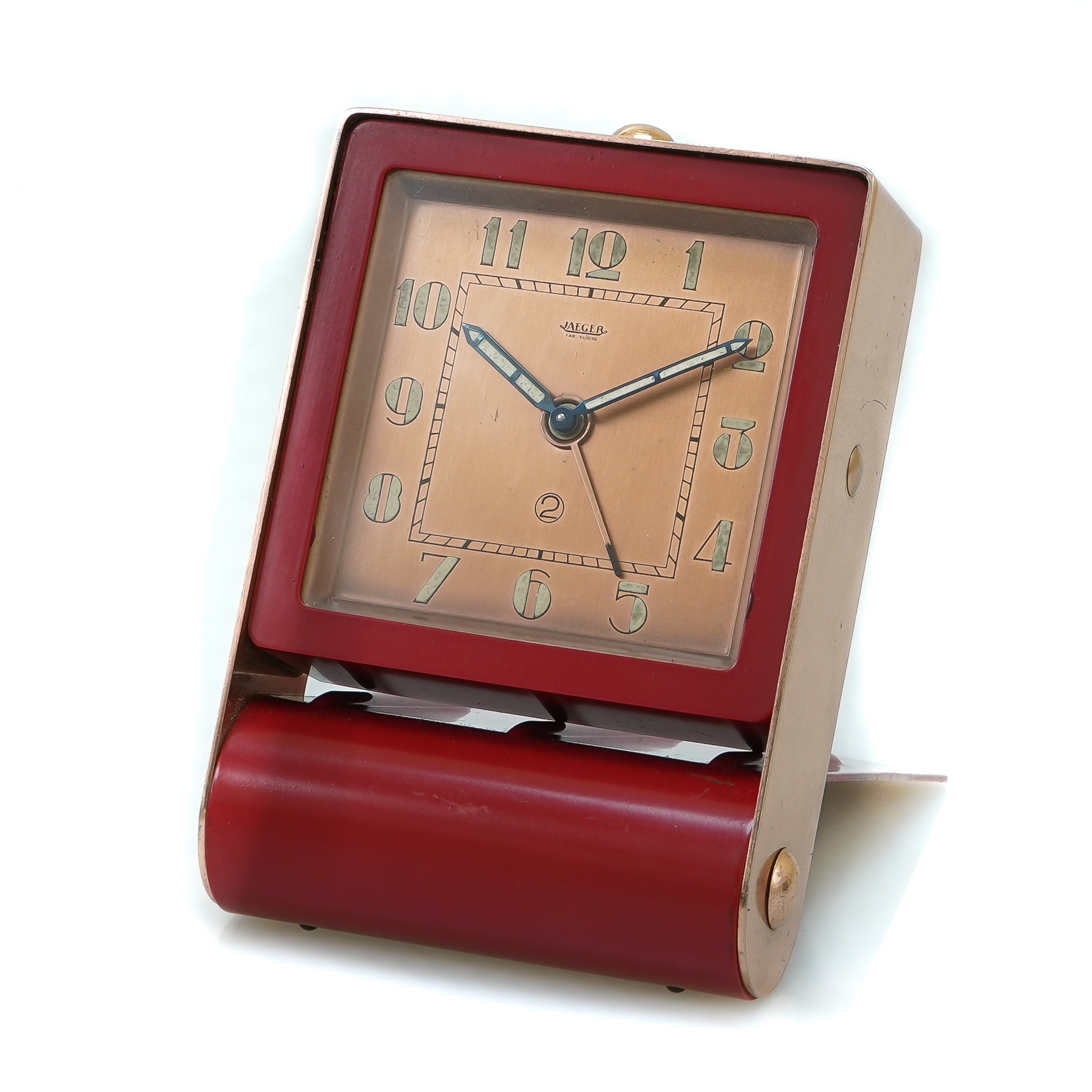 Jaeger-LeCoultre 時計用 木製ボックス Vintage 1930's Jaeger LeCoultre 2 Days Alarm Folding Clock