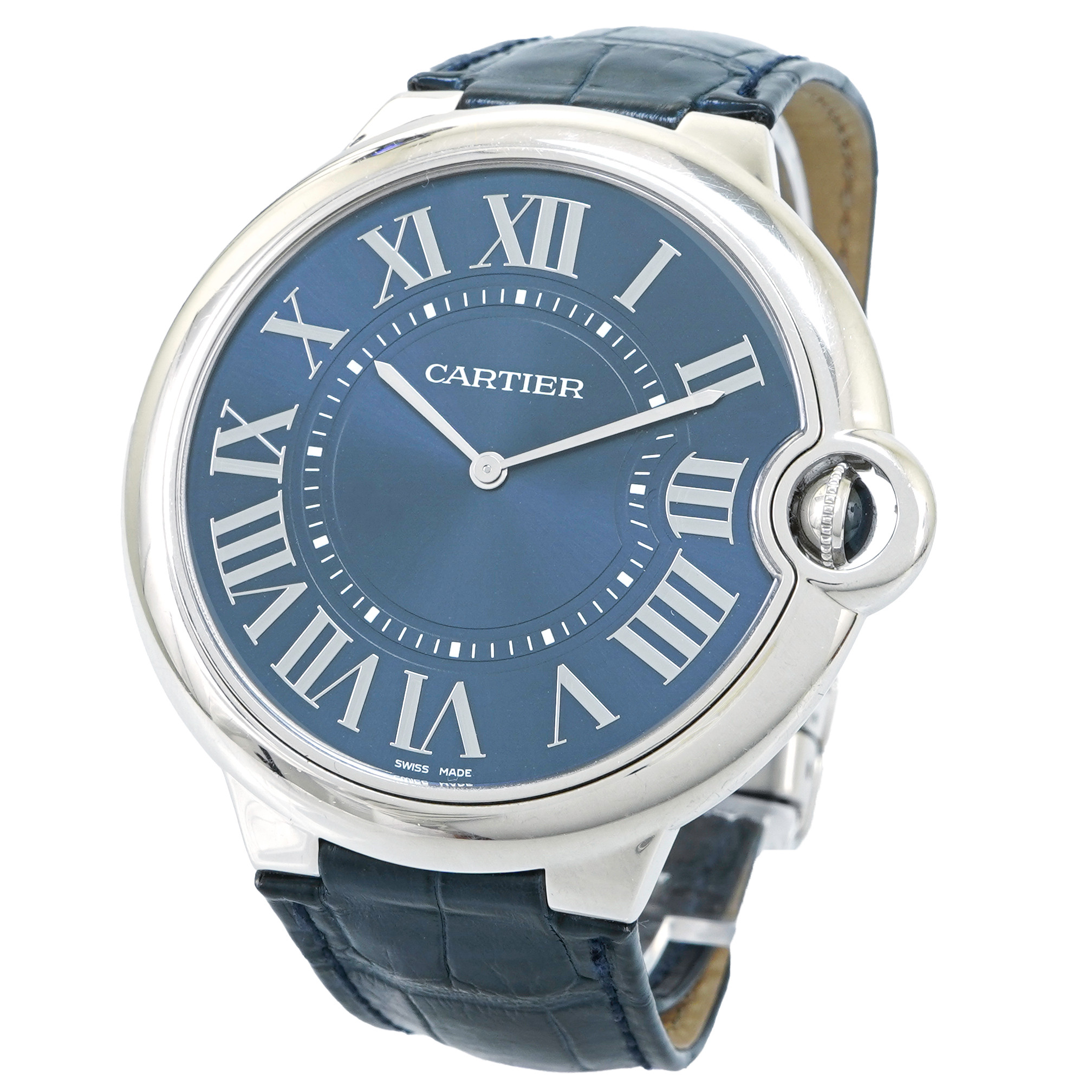 Cartier Ballon Bleu de Cartier Extra-Flat Platinum W6920059 *Blue 