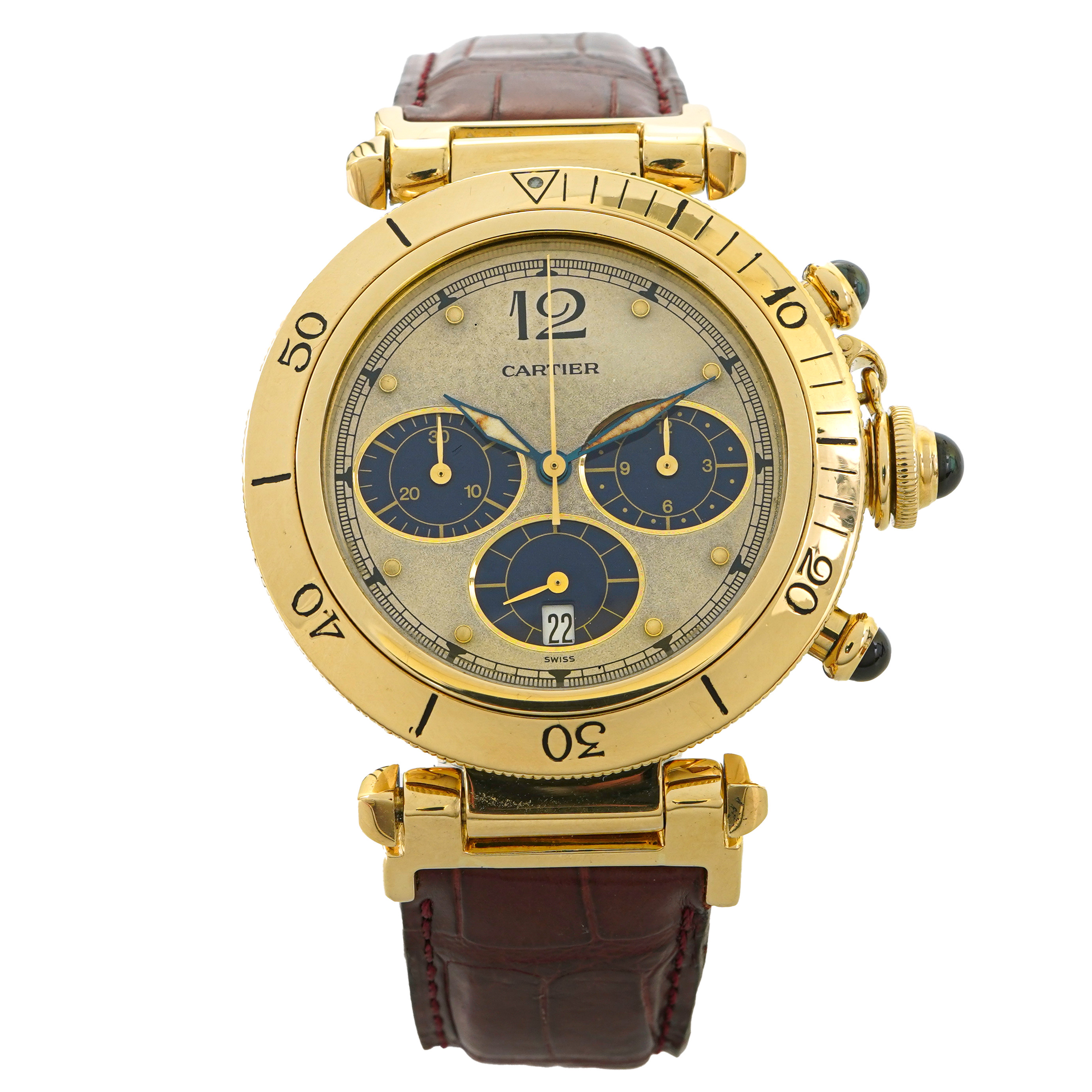 Cartier Pasha 38 Chronograph W3000951 - Inventory 5287 