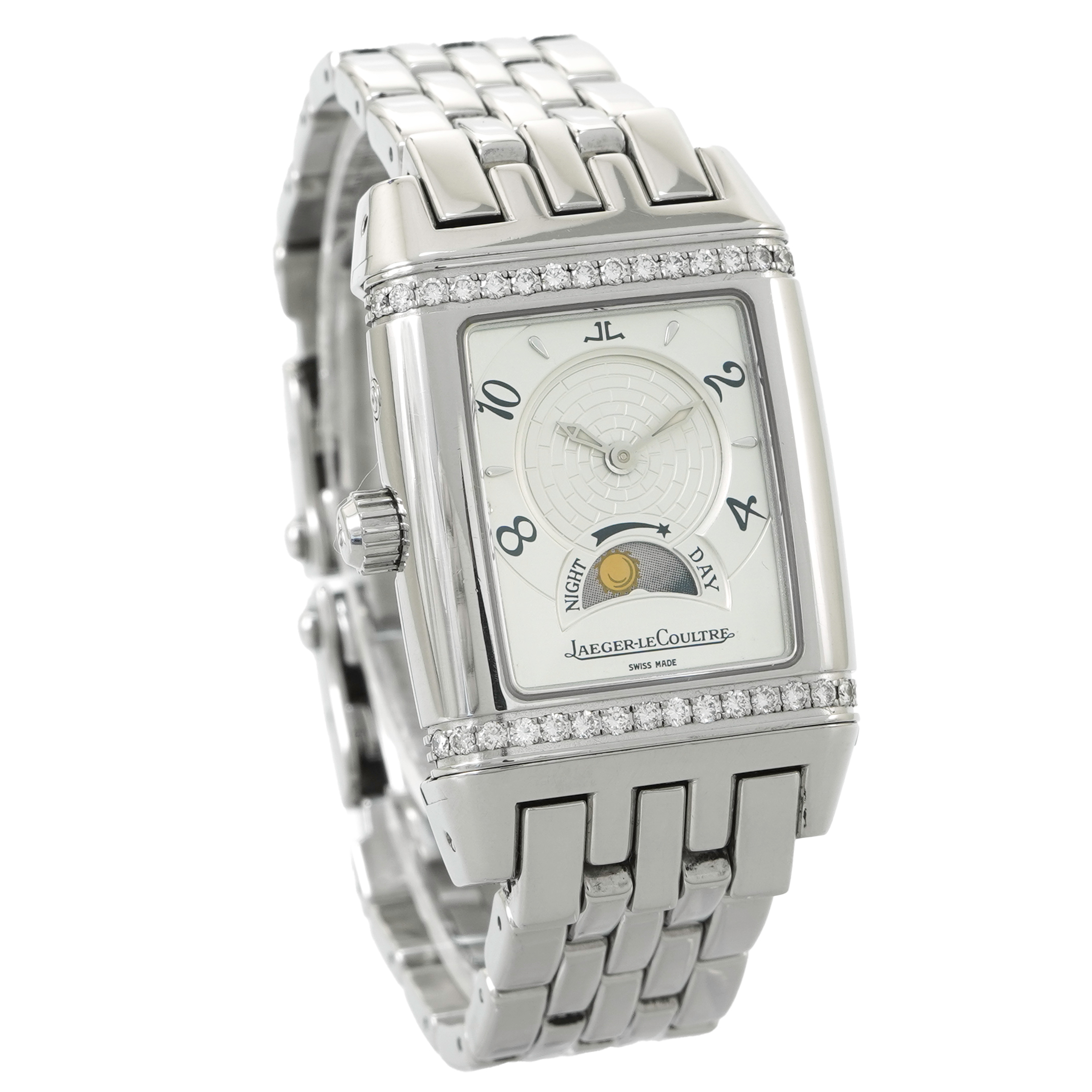 Jaeger LeCoutre Reverso Gran Sport Diamond Bezel 296.8.74