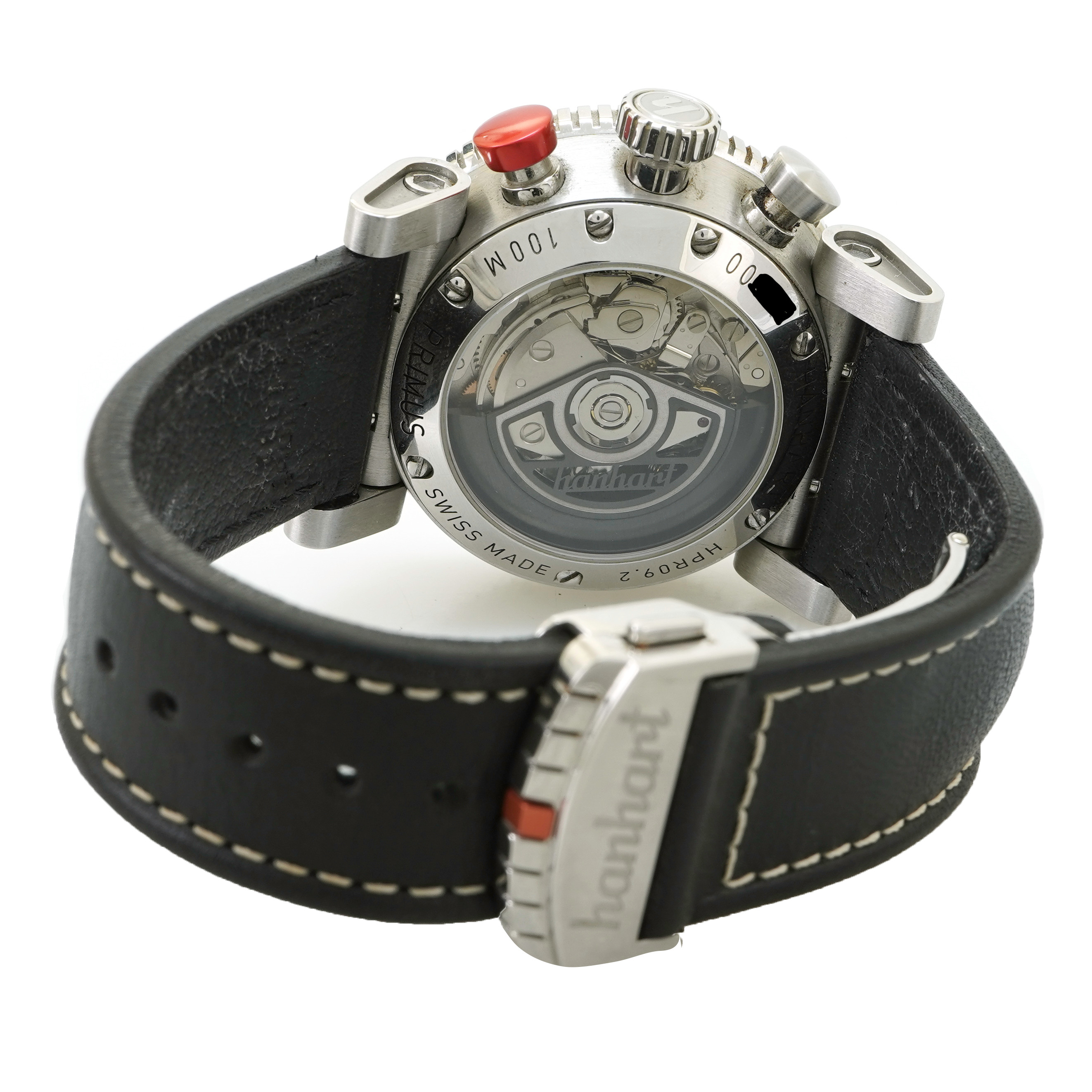 Hanhart Primus Racer Silver 741.220 - Inventory 5498 - DelrayWatch.com