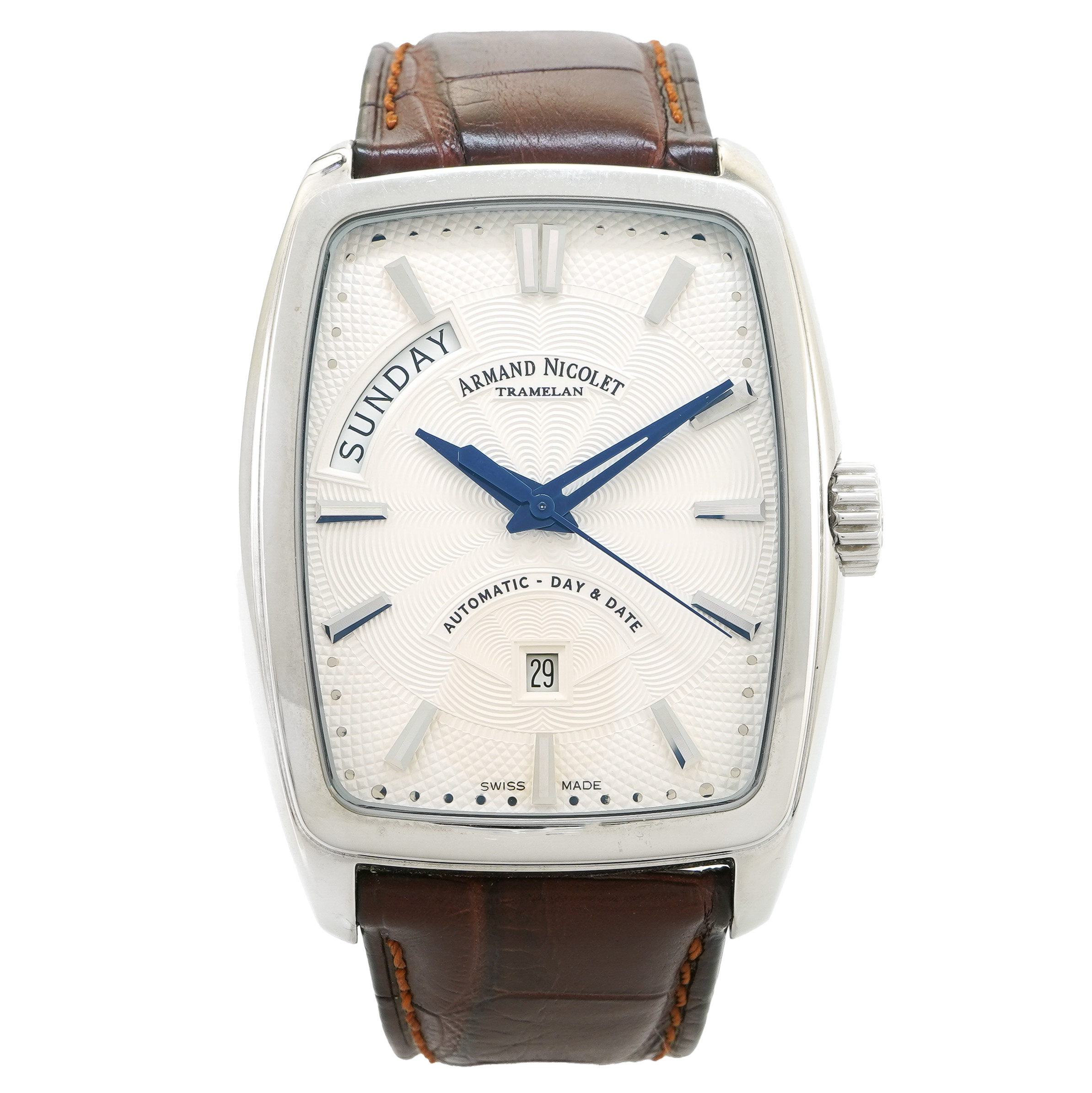 Armand Nicolet Tramelan Day & Date 9630A - Inventory 5496