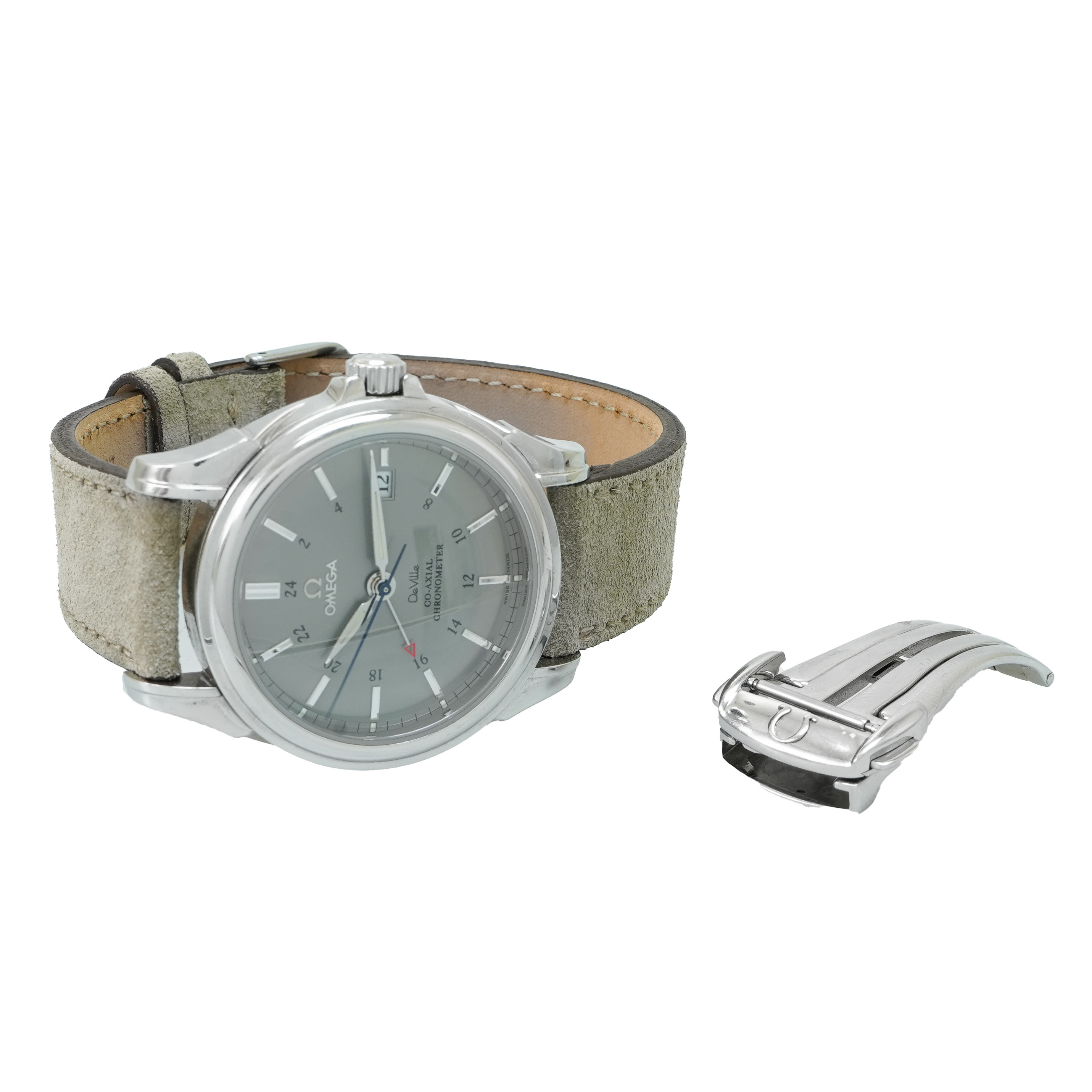 o宮 Omega DeVille Co-Axial Chronometer GMT 4833.41.31 - Inventory 5576