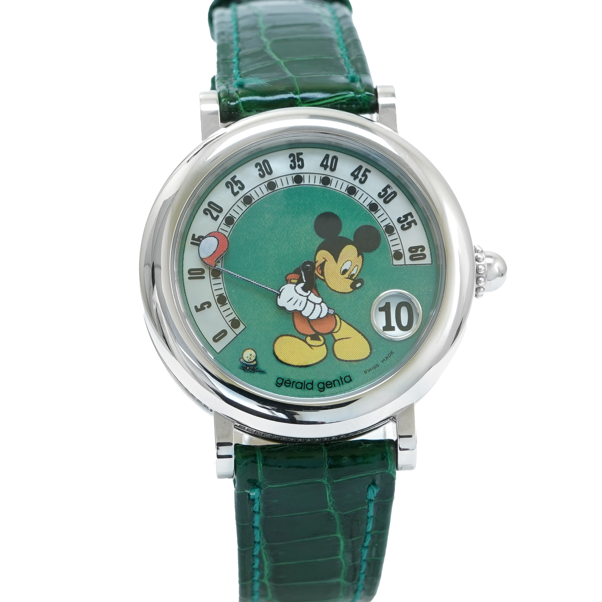 Gerald Genta Retro Fantasy Mickey Mouse Golf G.3612 *Unworn
