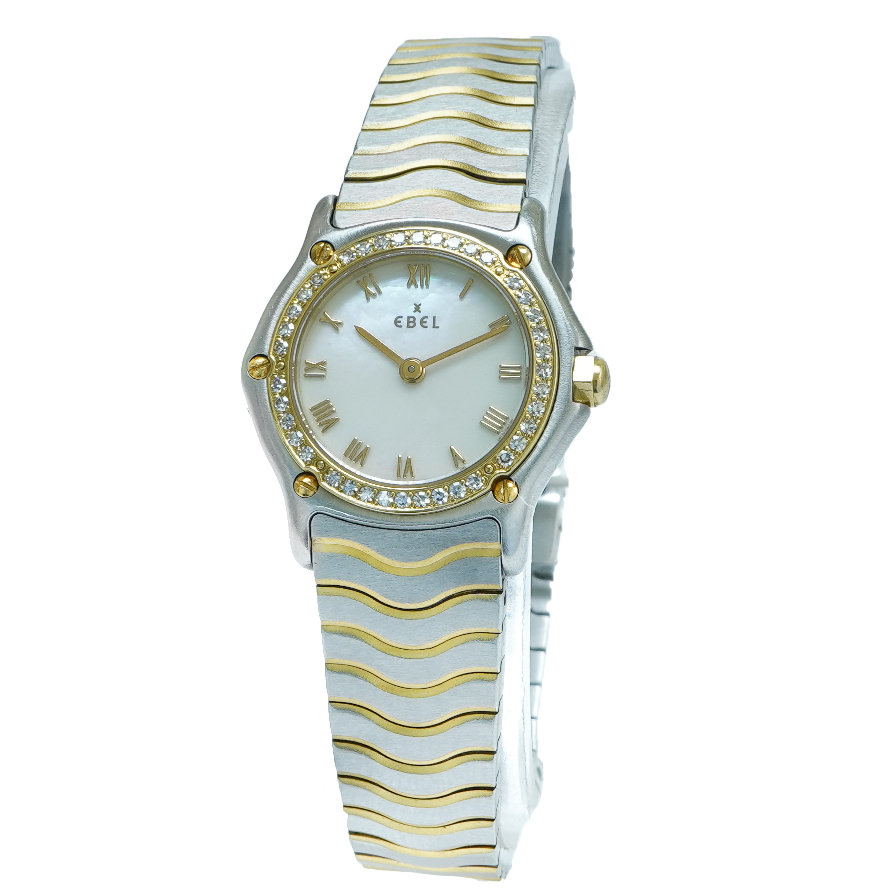 EBEL 1157111 スポーツクラシック K18 Ebel Classic Wave 1157111 *MOP Dial* *Diamond Bezel* - Inventory