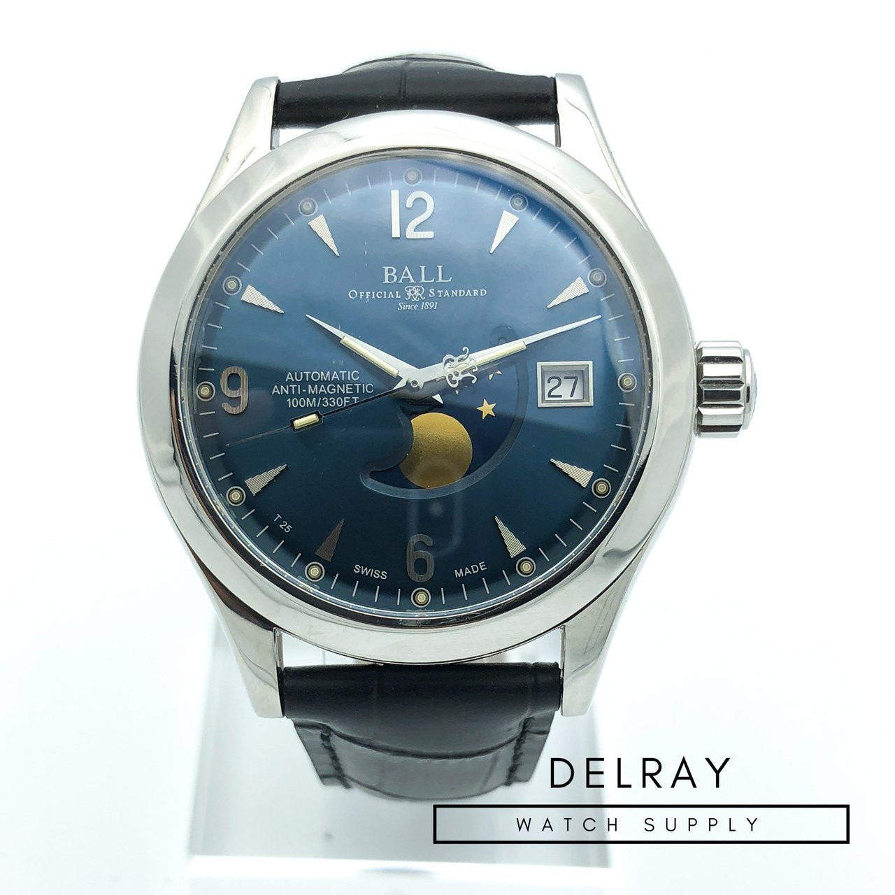 Ball Engineer II Ohio Moonphase Blue Dial - DelrayWatch.com