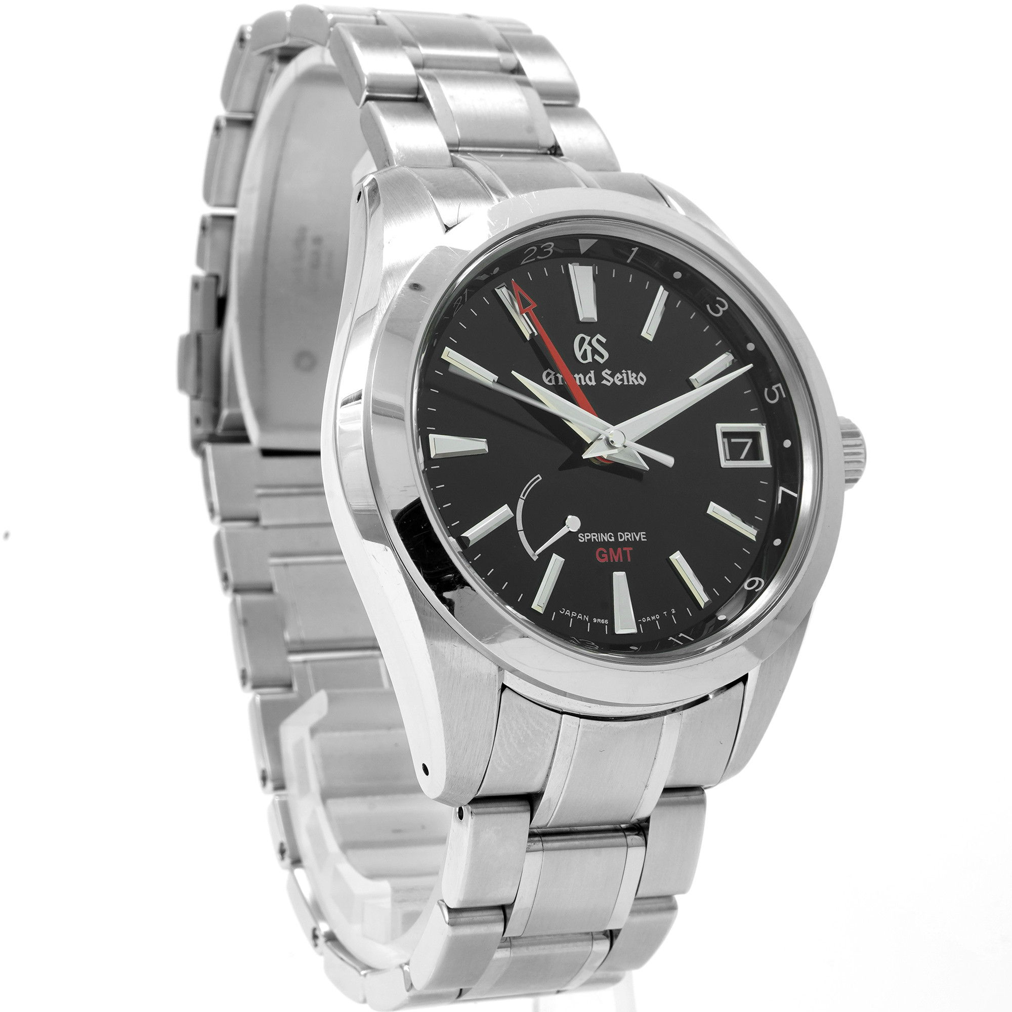 Grand Seiko Spring Drive GMT Black SBGE211 - Inventory 5890