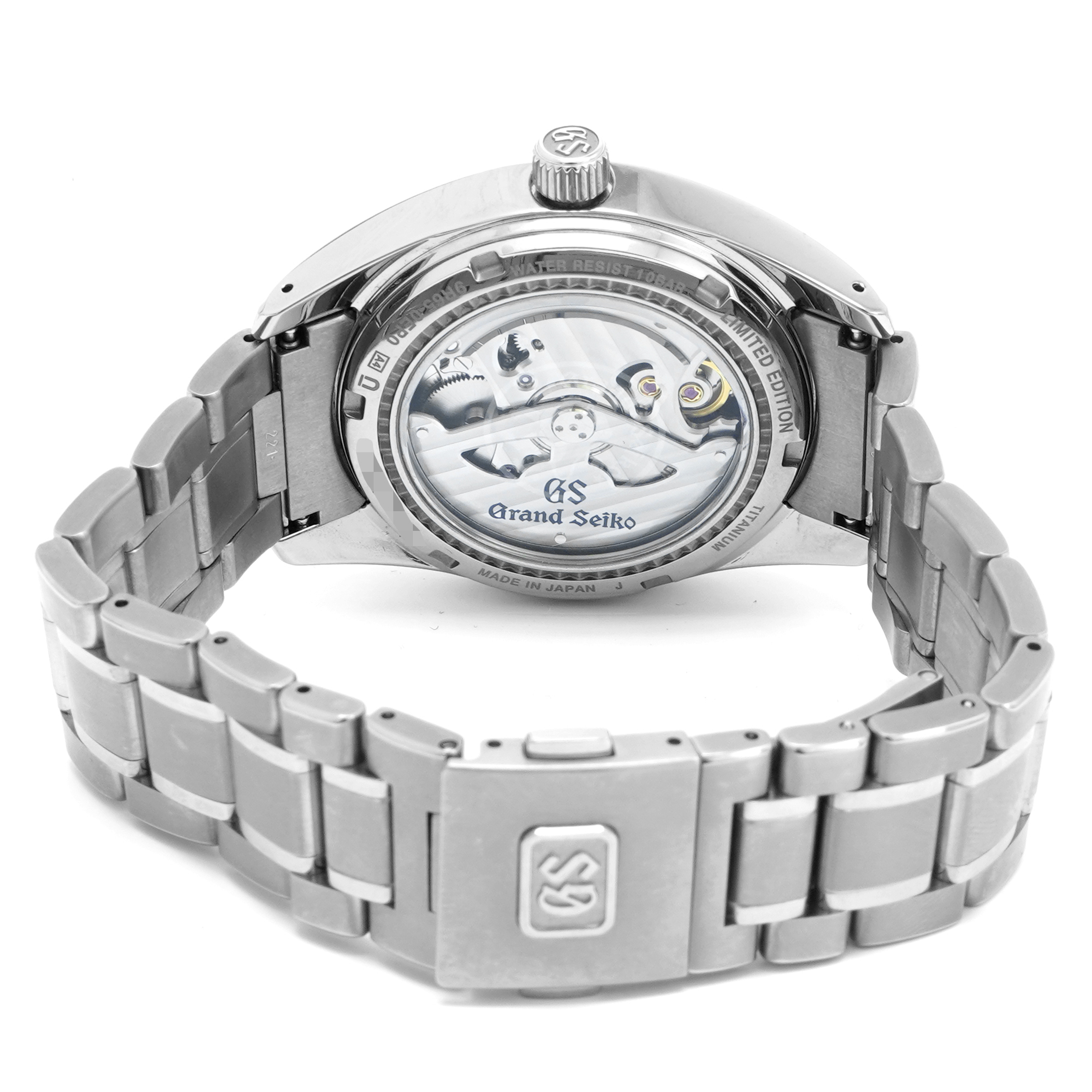Grand Seiko Pink Snowflake Shunbun Spring Drive Titanium
