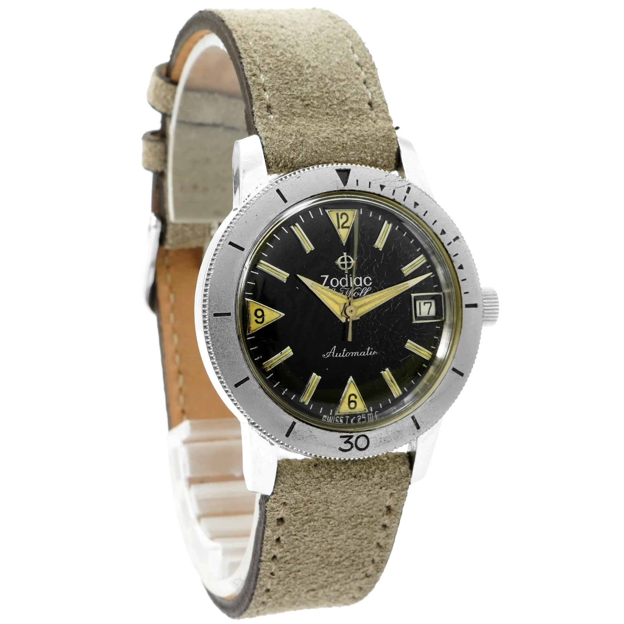 Zodiac Seawolf Automatic Vintage 1960's 722-916 - Inventory 6135