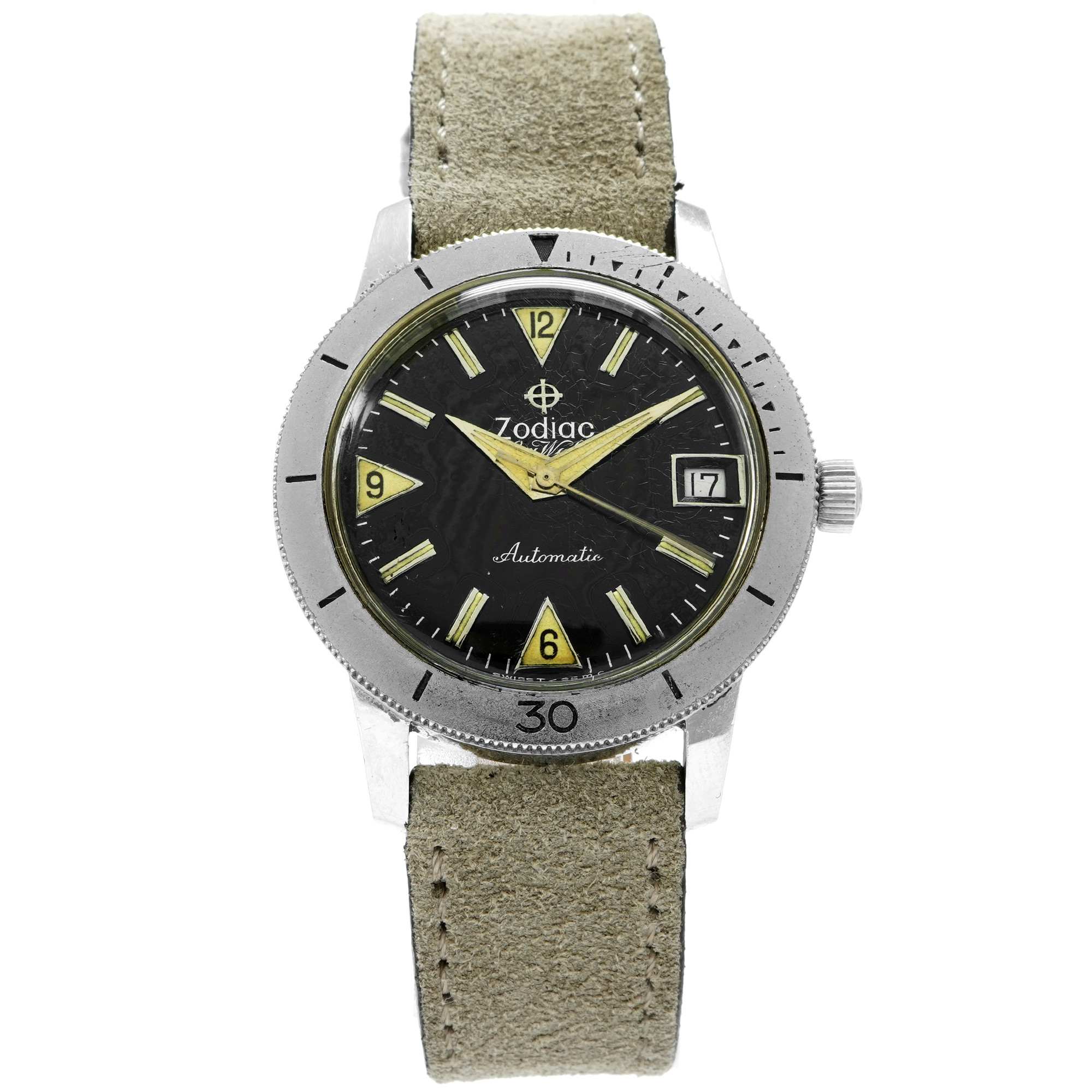 Zodiac Seawolf Automatic Vintage 1960's 722-916 - Inventory 6135