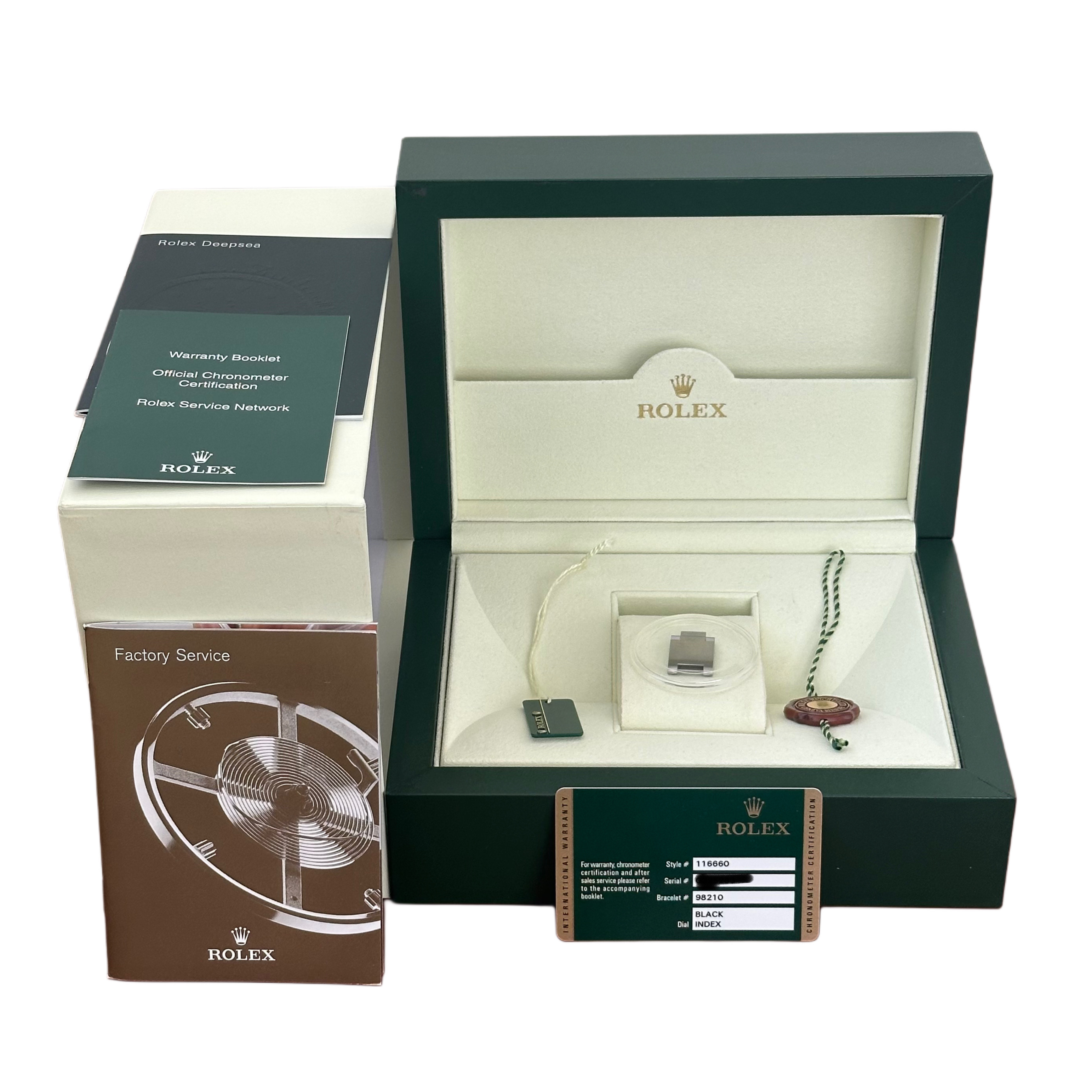 Rolex Sea-Dweller Deepsea 116660 - Inventory 6231 *ON HOLD