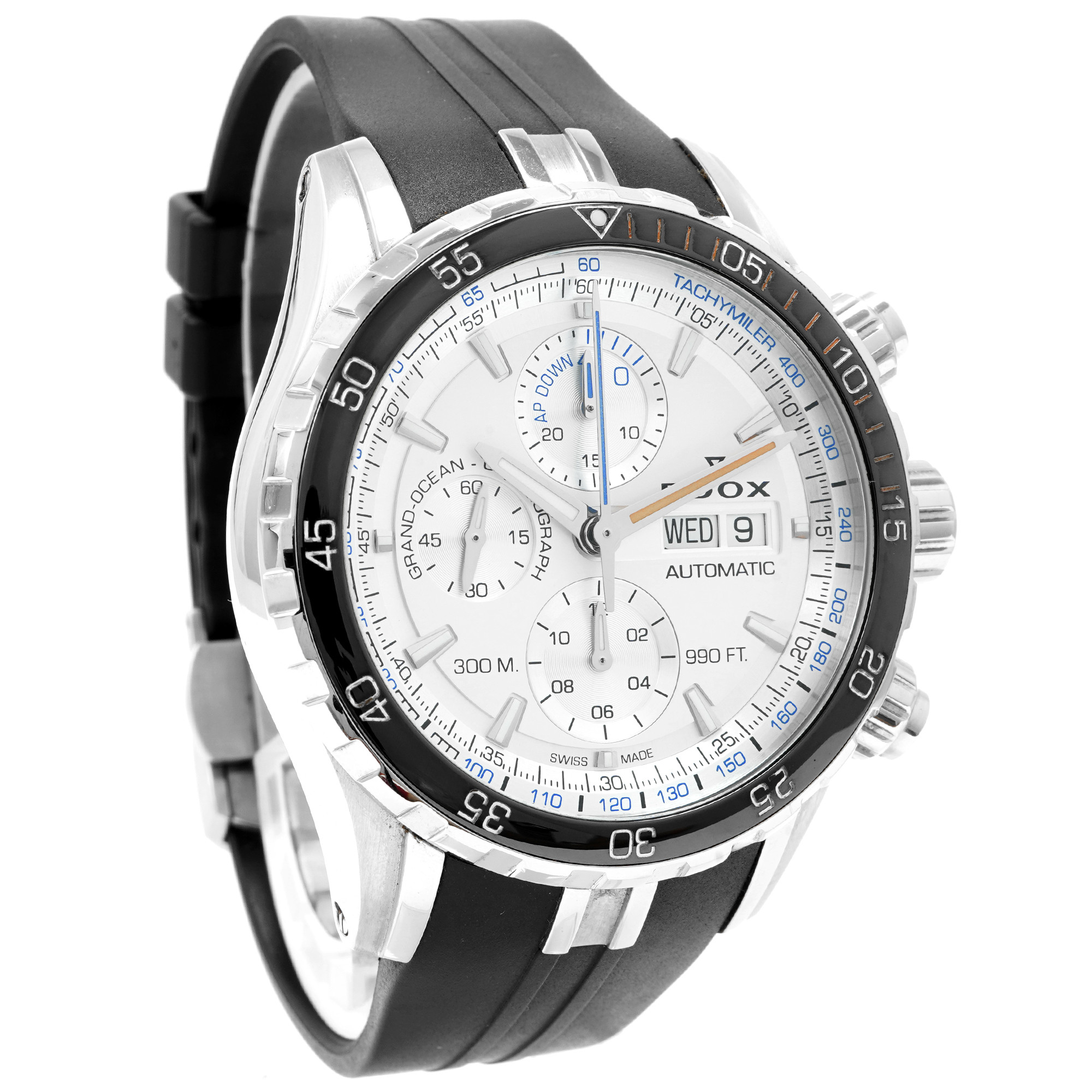 Edox Grand Ocean Chronograph 01123 - Inventory 6314 - DelrayWatch.com