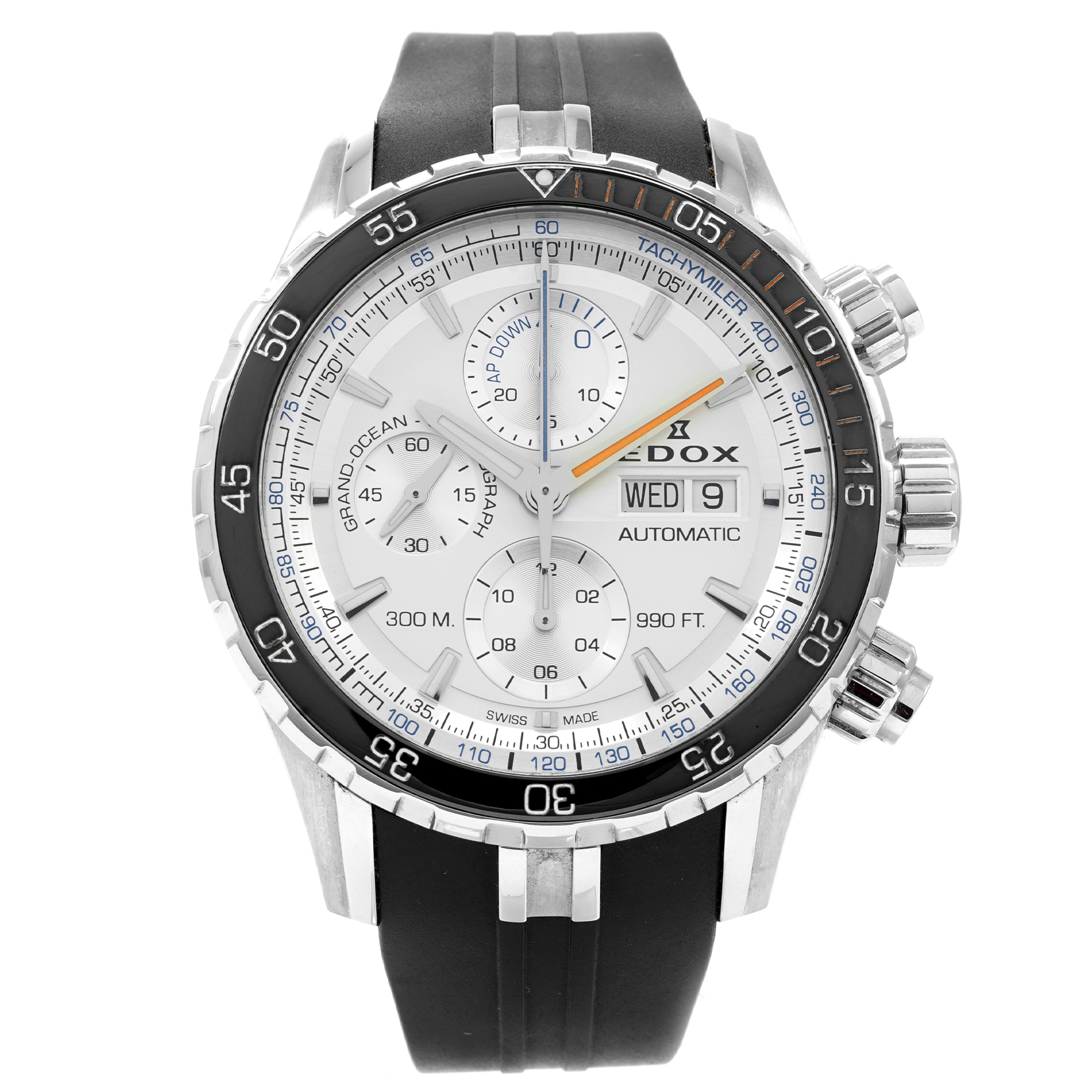 Edox Grand Ocean Chronograph 01123 - Inventory 6314 - DelrayWatch.com