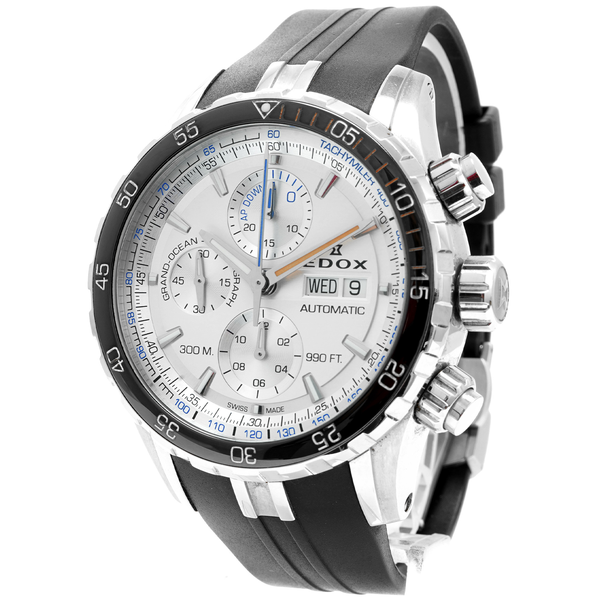 Edox Grand Ocean Chronograph 01123 - Inventory 6314 - DelrayWatch.com