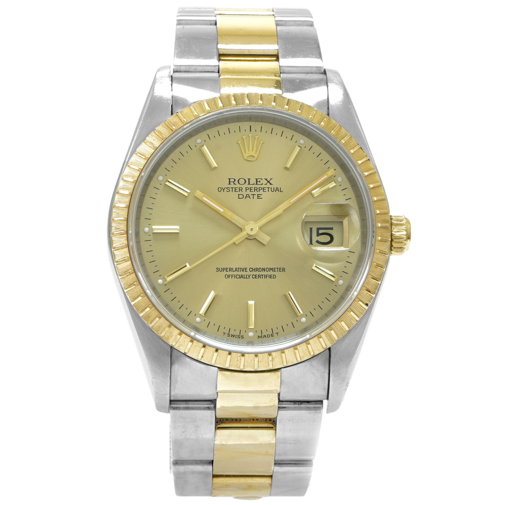 Rolex Oyster Perpetual Date 15223 - Inventory 6404 - DelrayWatch.com