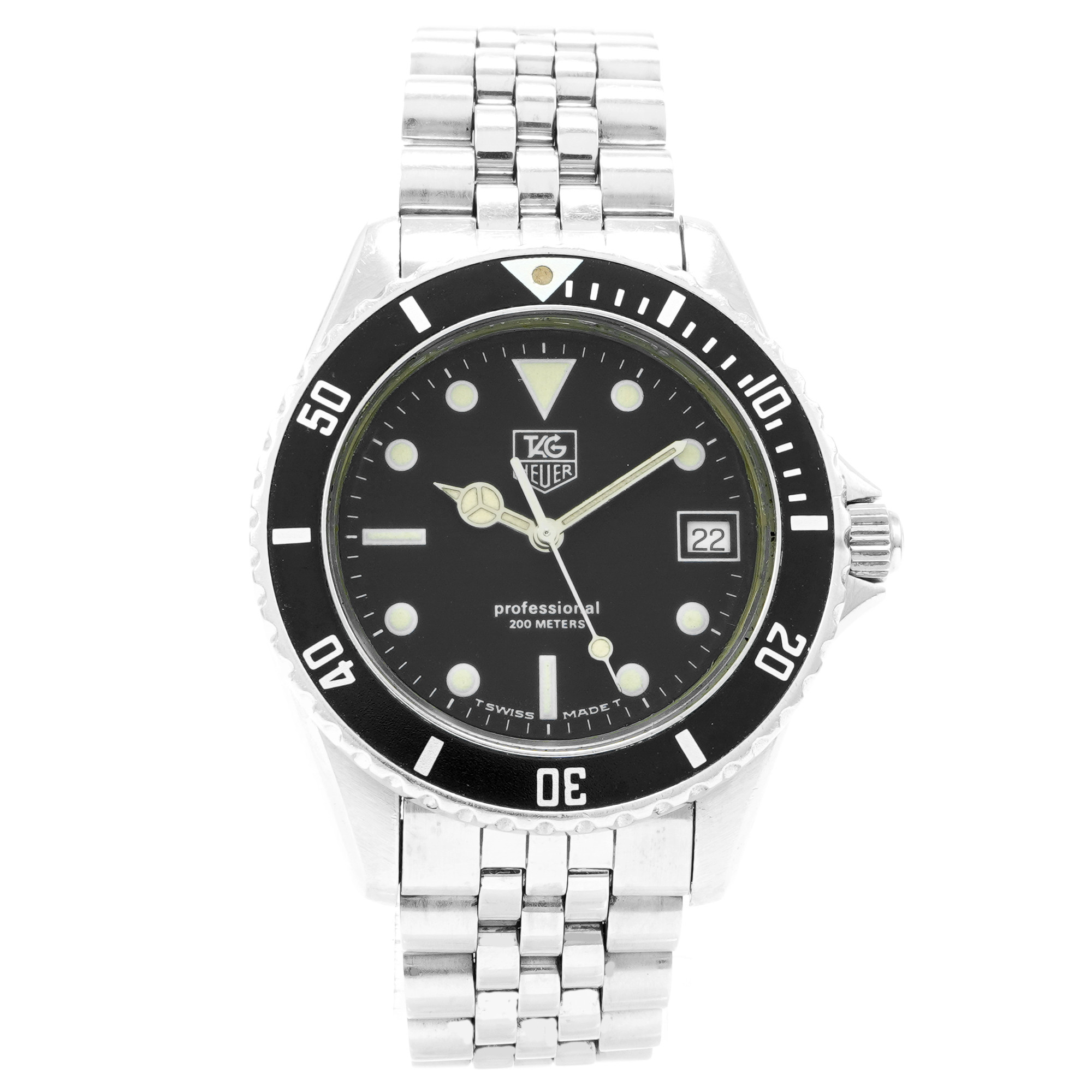 TAG Heuer 1000 Professional Black Diver 980-013D - Inventory 6436