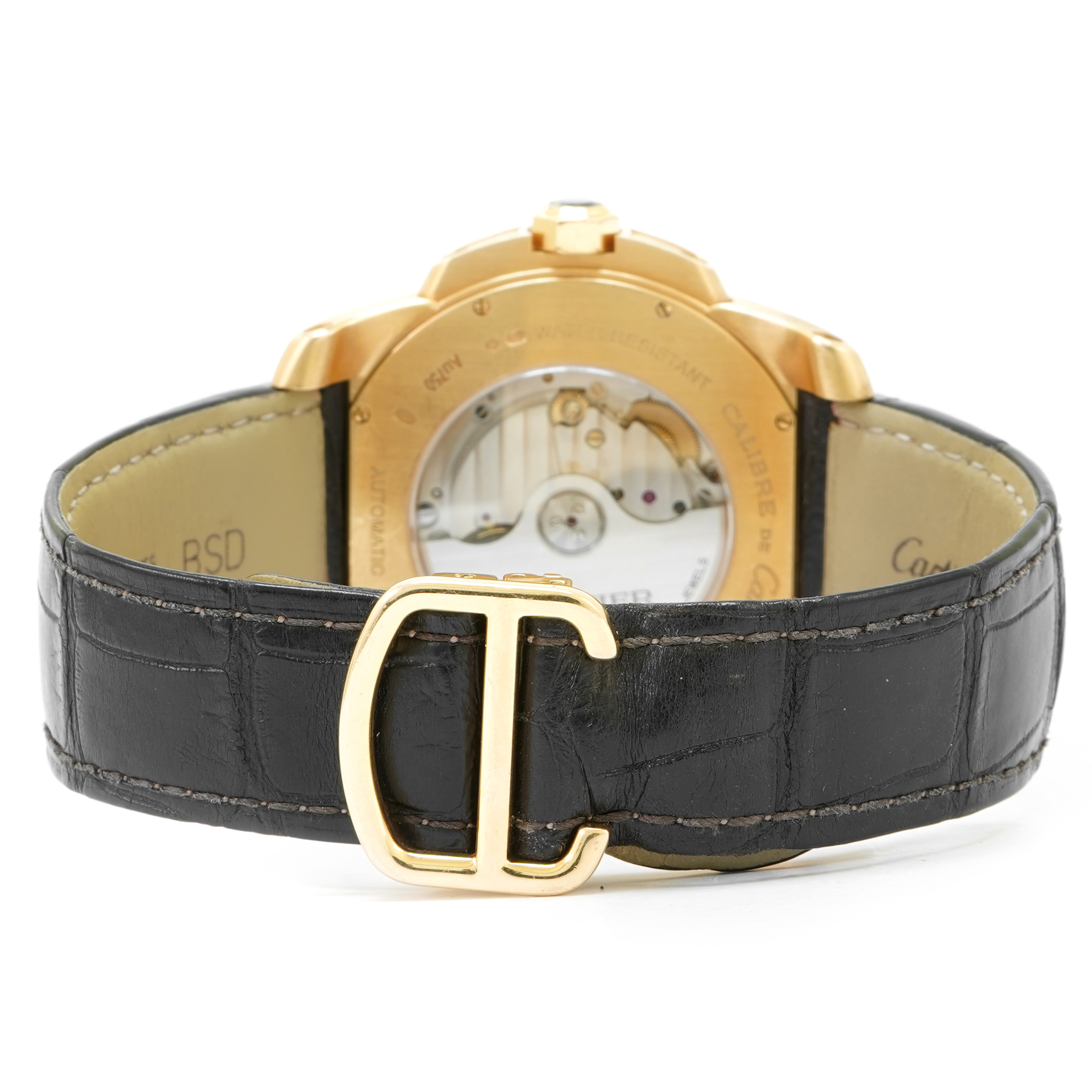 Cartir Calibre de Cartir W7100007 空箱 Cartier Calibre W7100007 Brown Dial Mens Watch Box Papers